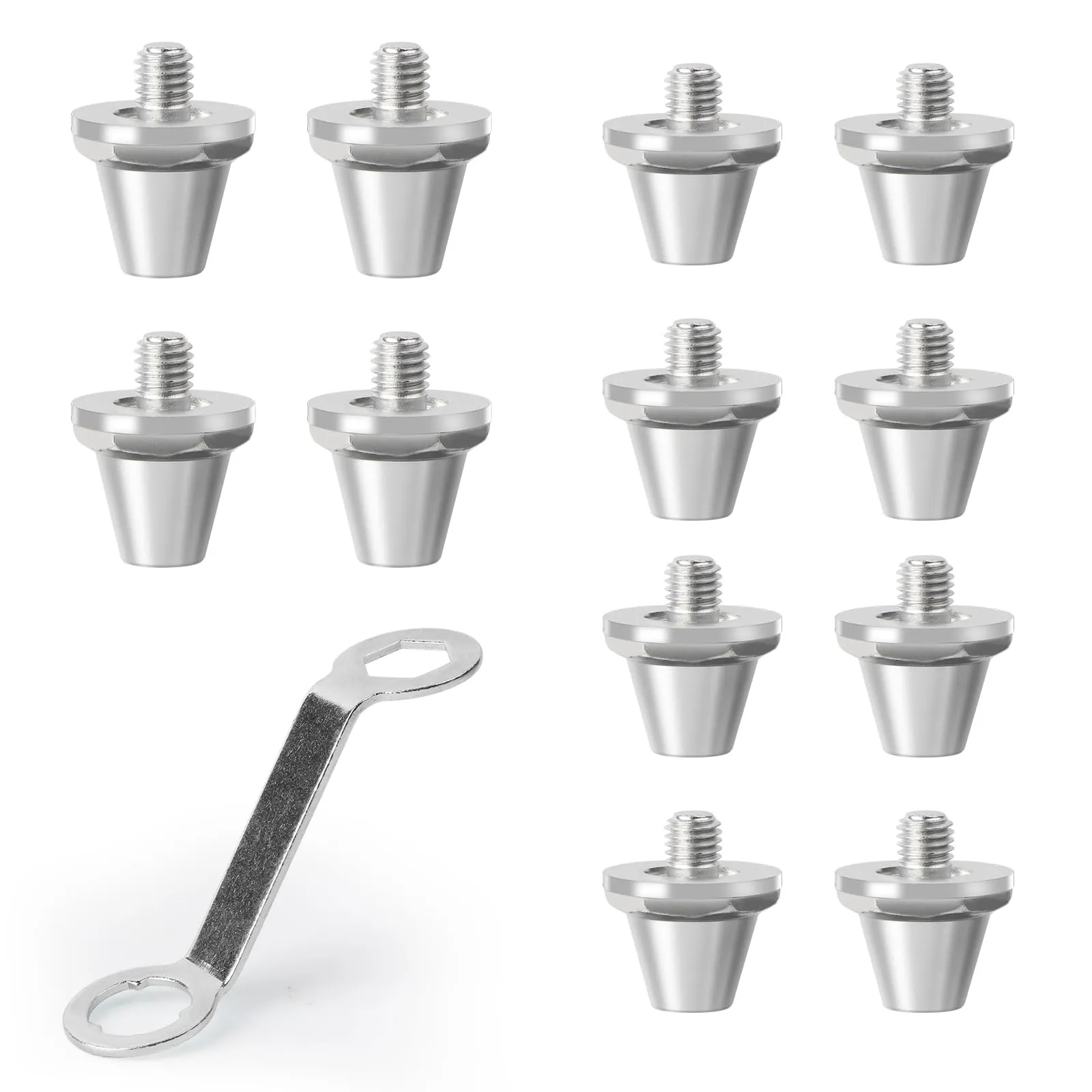 Tacchetti da Calcio Sostitutivi con Chiave - 12 Pezzi per Massima Trazione