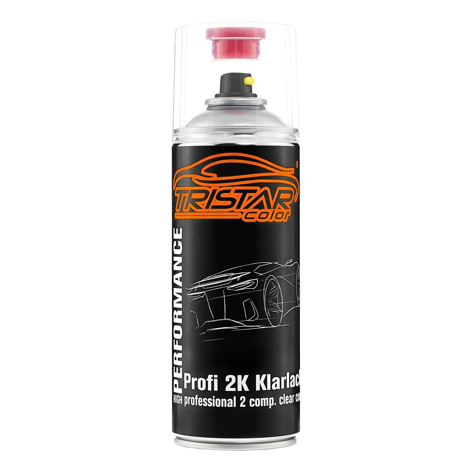 Vernice Trasparente 2K Lucida TRISTARcolor - Bomboletta Spray Professionale 400ml