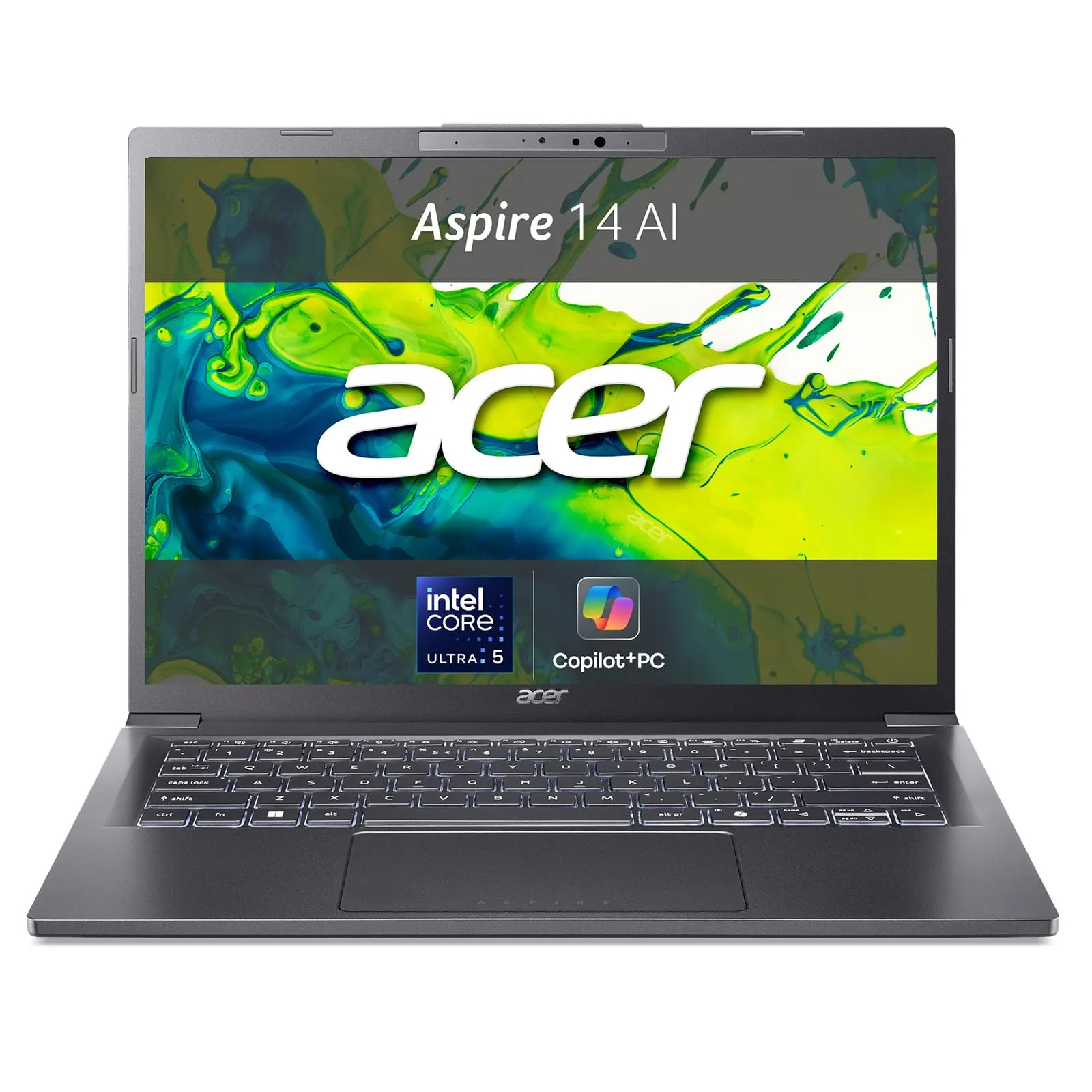 Acer Aspire 14 AI Laptop - Notebook Copilot+ PC con Intel Core Ultra 5 e Display OLED