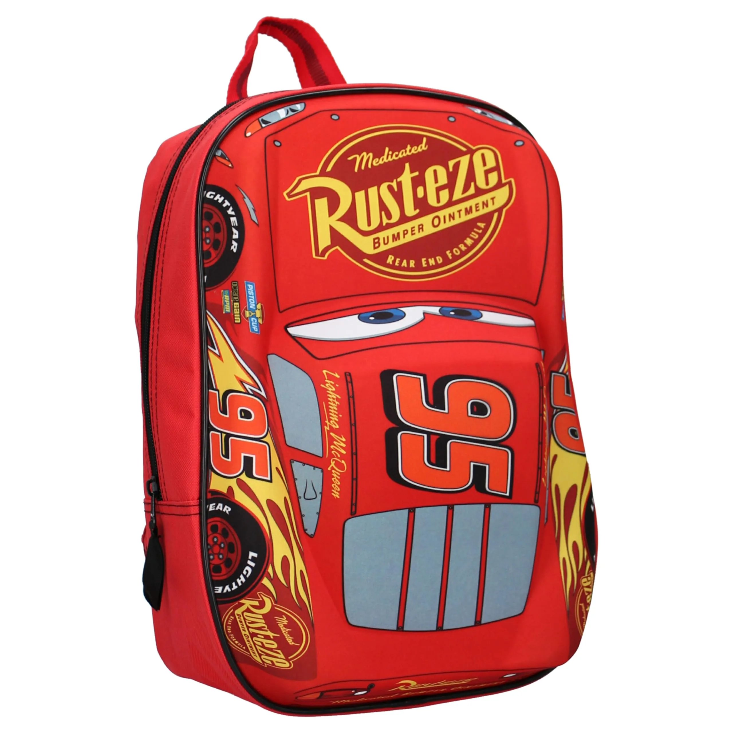 Zaino Disney Cars Saetta McQueen 3D Effect, 31 cm