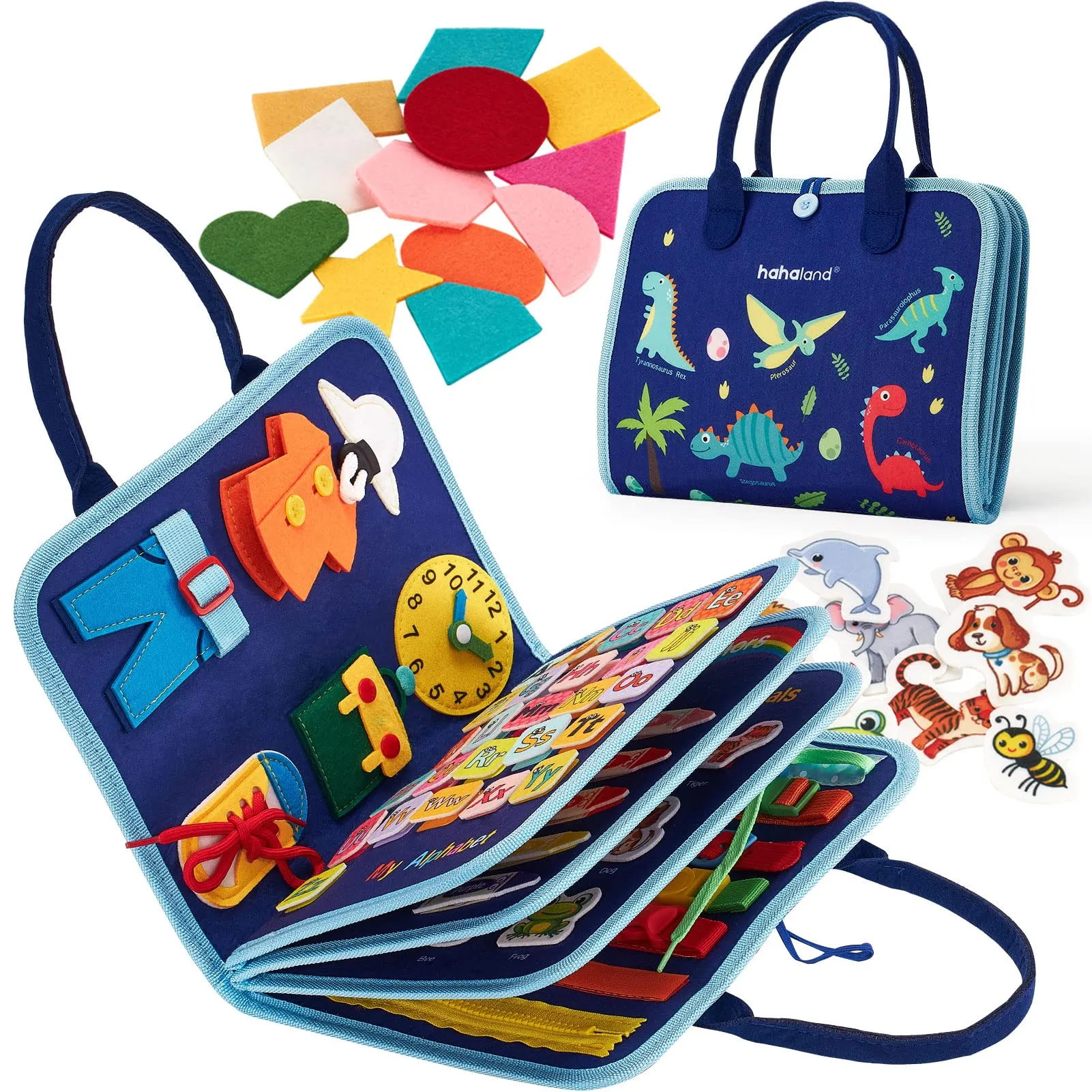 Hahaland Busy Board Montessori: Il Gioco Educativo Perfetto per Bambini 2-4 Anni