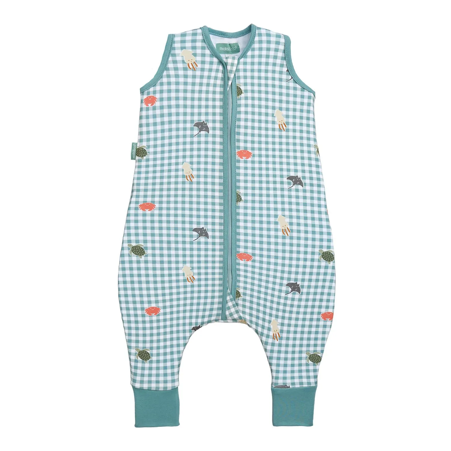 molis&co - Sacco Nanna con Piedini Estivo - Summer Sea (2 Anni)