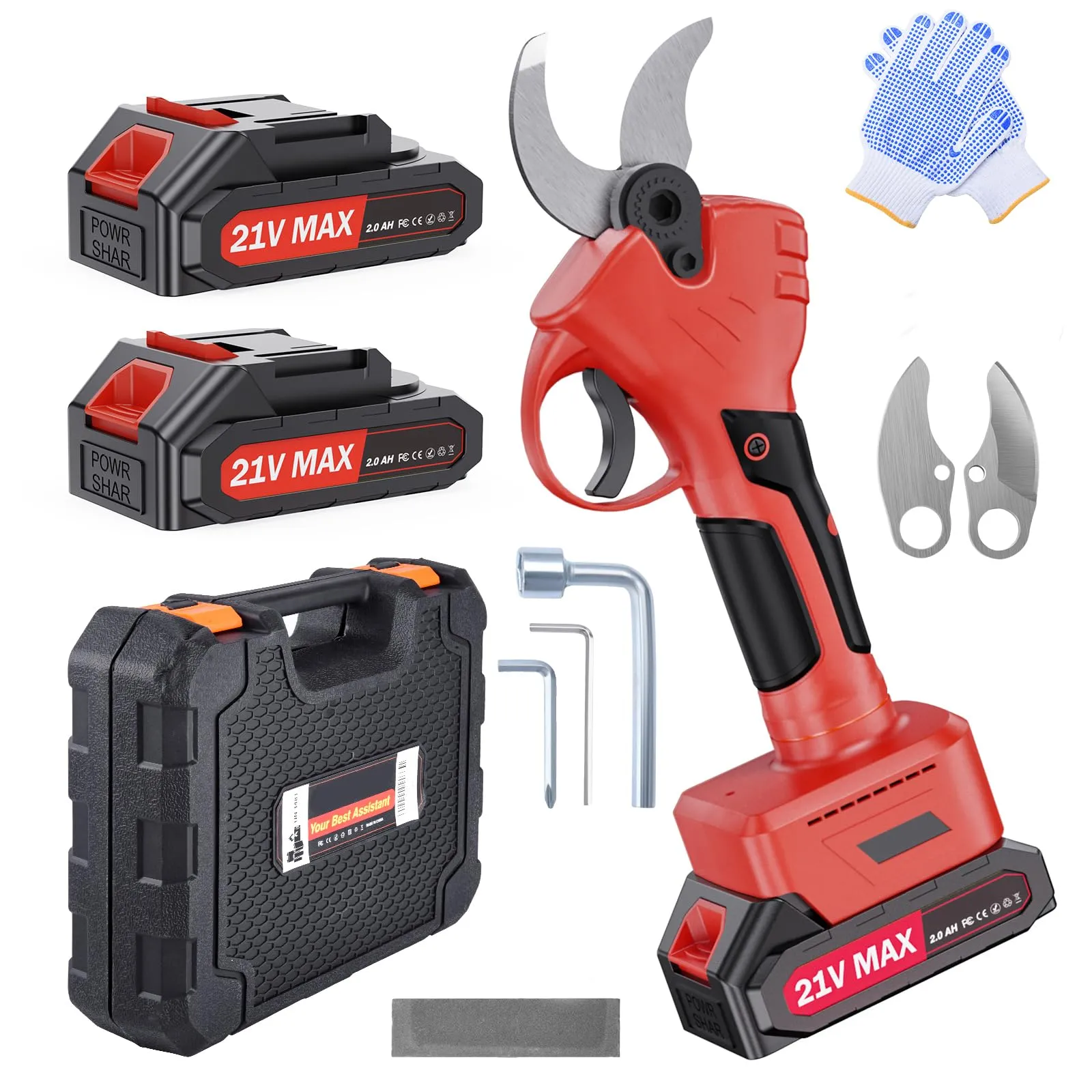 Forbici da Potatura a Batteria 40mm con Motore Brushless 600W