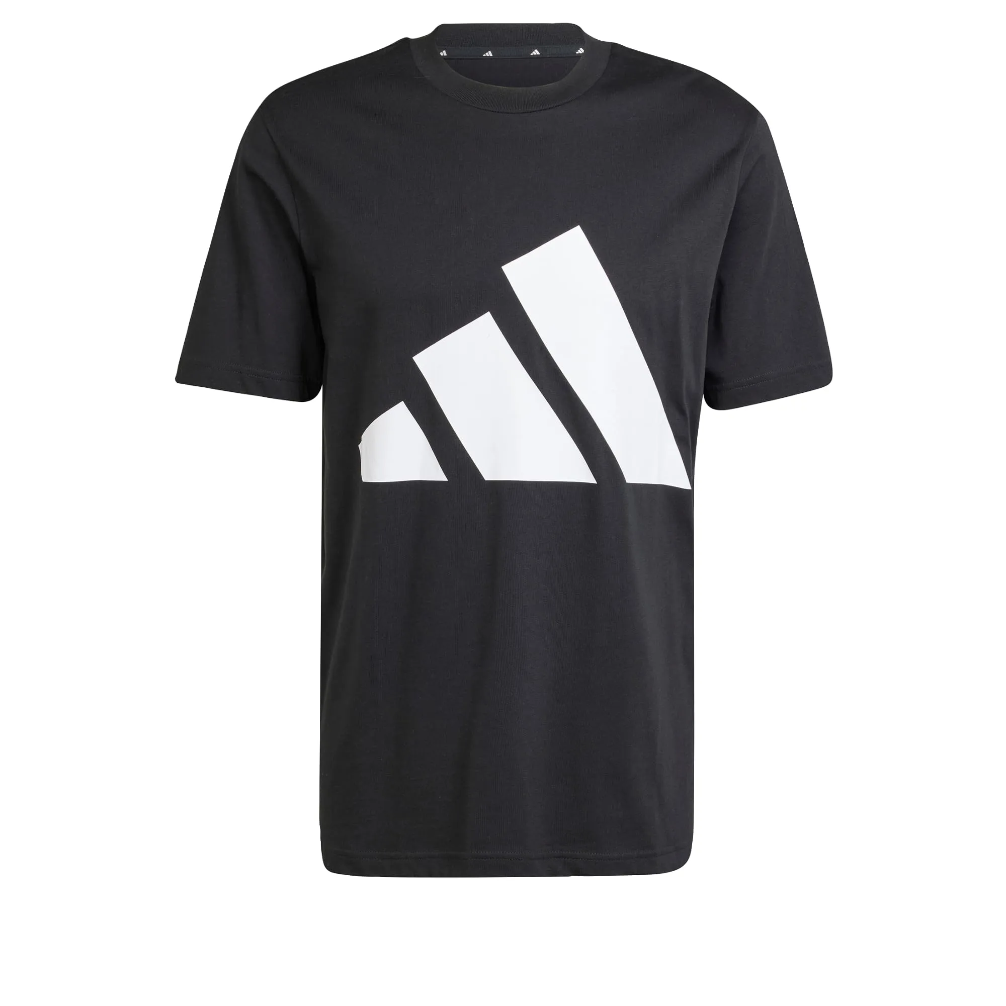 Adidas Essentials Big Logo Single Jersey Tee Nera/Bianca