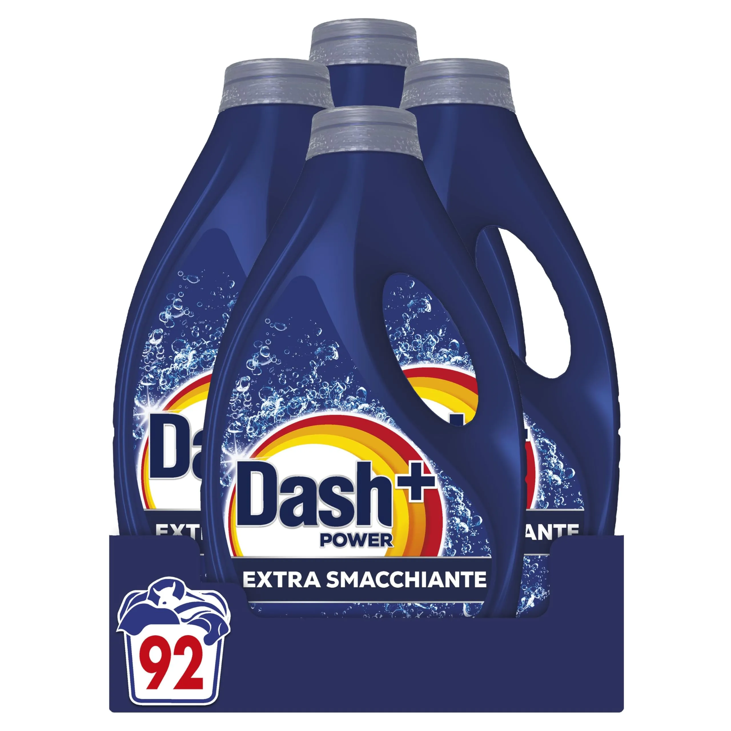 Dash Power Detersivo Liquido Lavatrice, 92 Lavaggi
