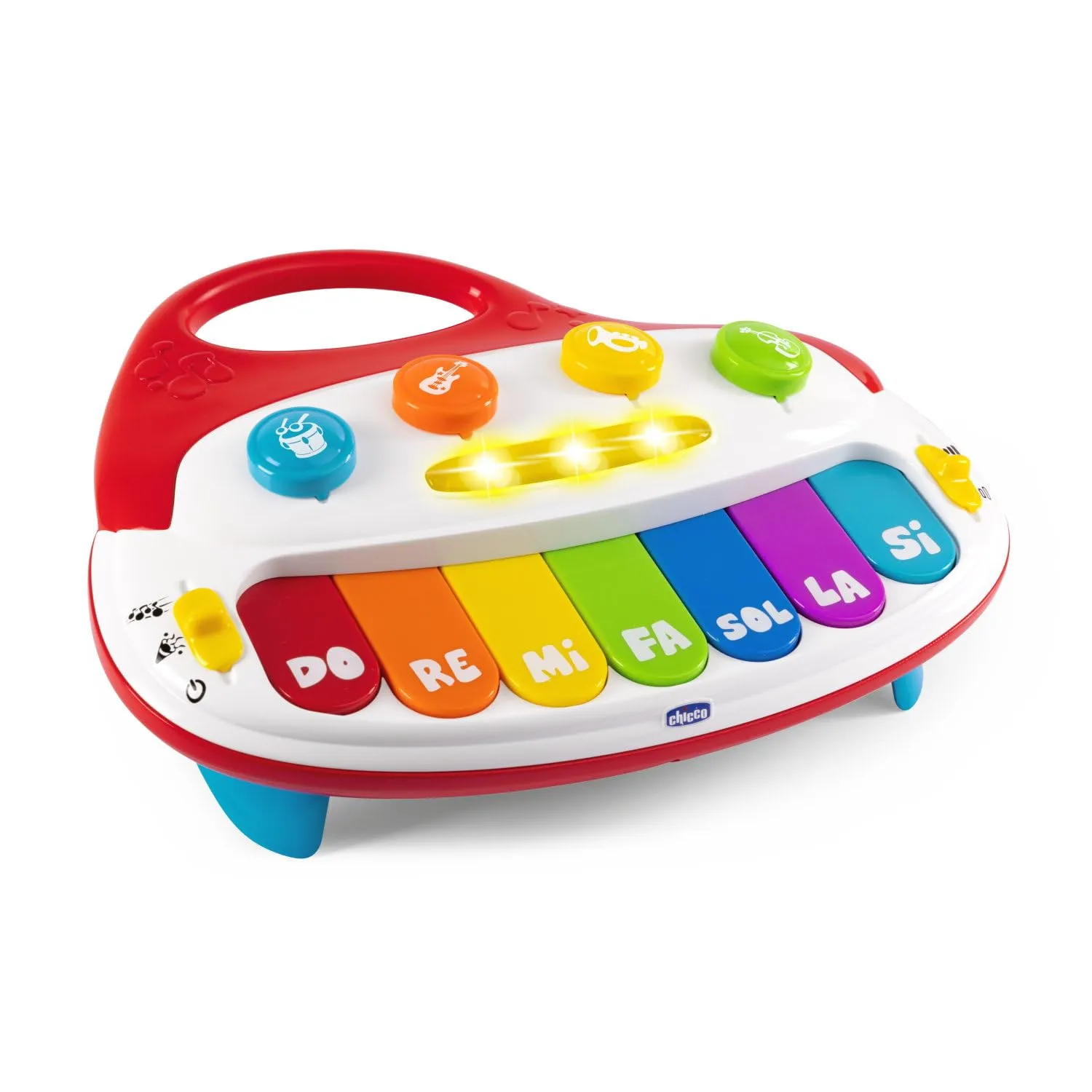 Gioco Il Mio Primo Piano Musicale, Facile da Afferrare, 7 Tasti, Luci, 2 Modalità, Elettronico, 1-4 Anni