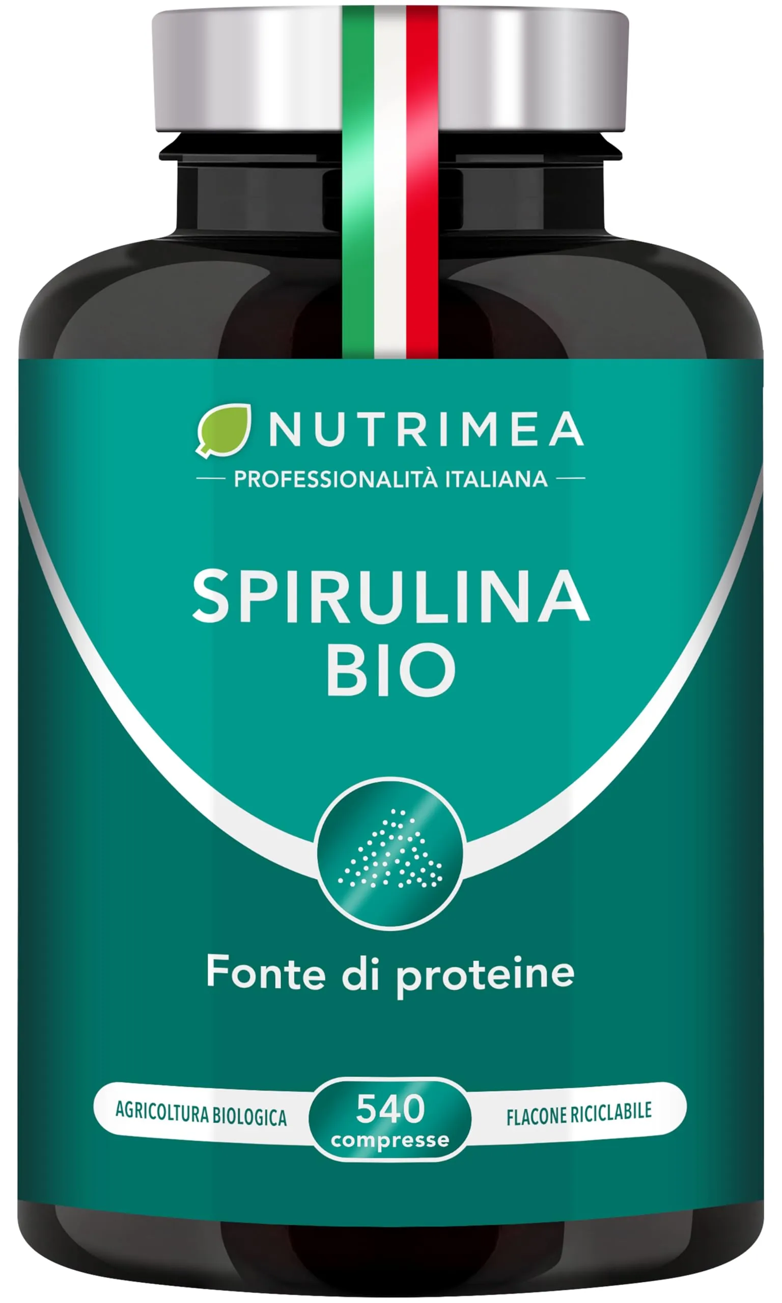 Spirulina BIO 540 Compresse - Nutrimea: Energia Naturale e Proteine Vegetali
