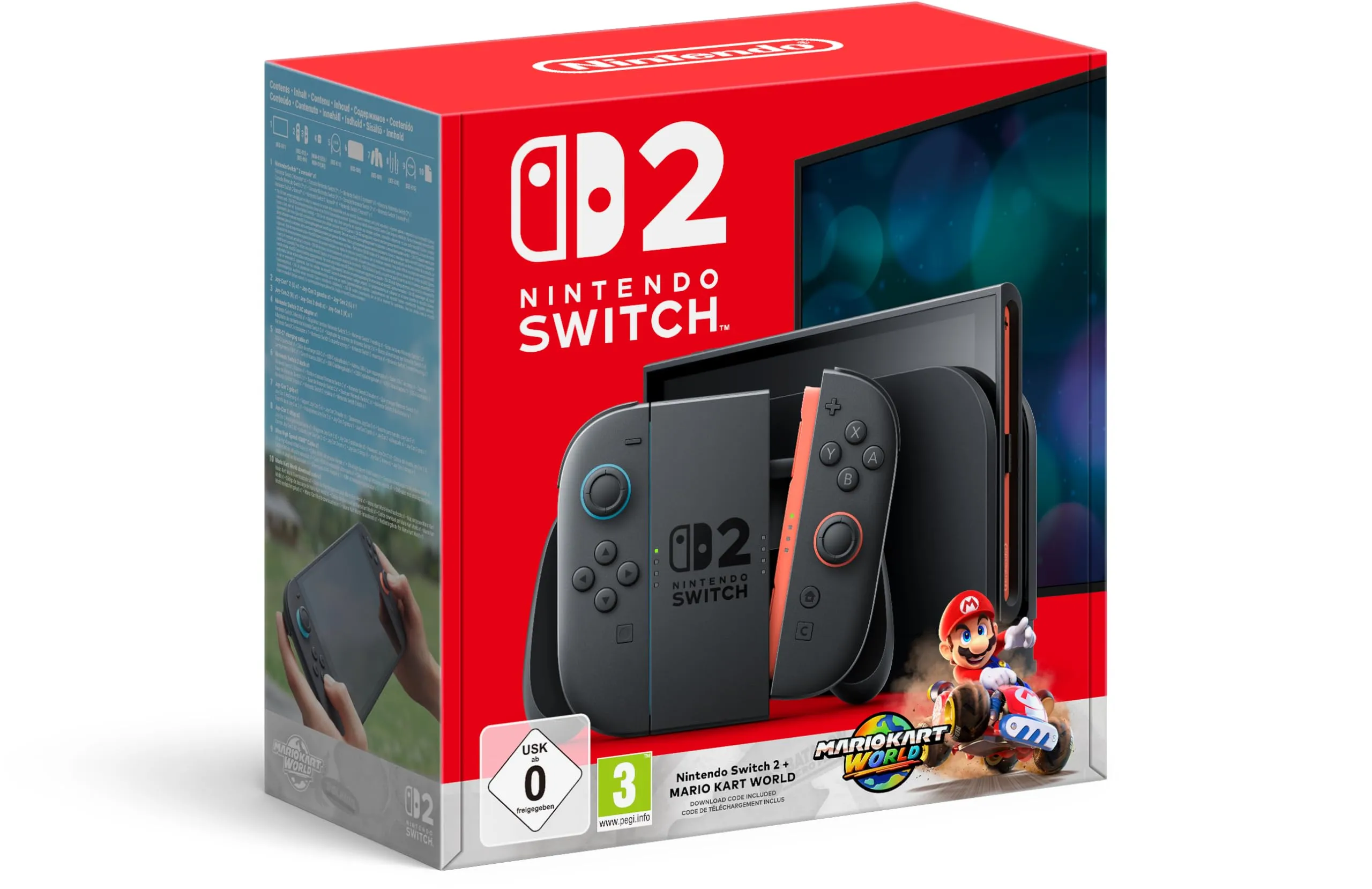 Nintendo Switch 2 + Mario Kart World (Gioco digitale incluso)