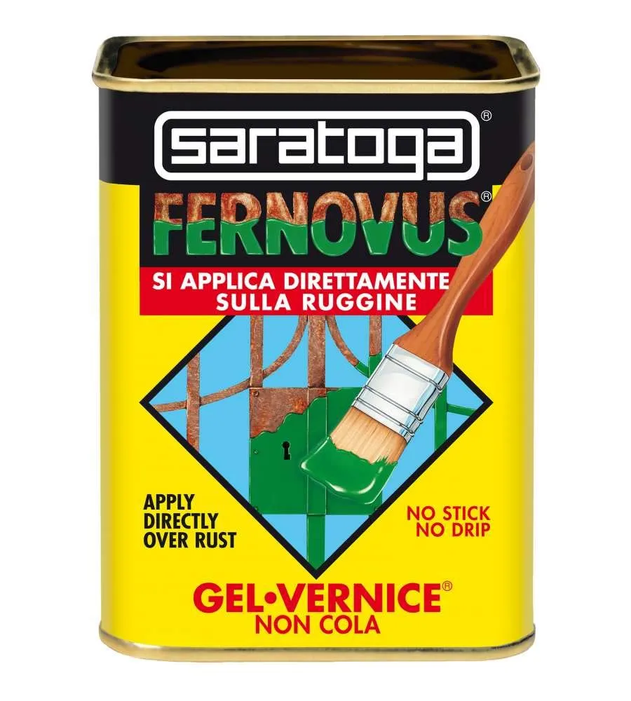 SARATOGA Vernice Gel Antiruggine Castagna Brillante 750 ml