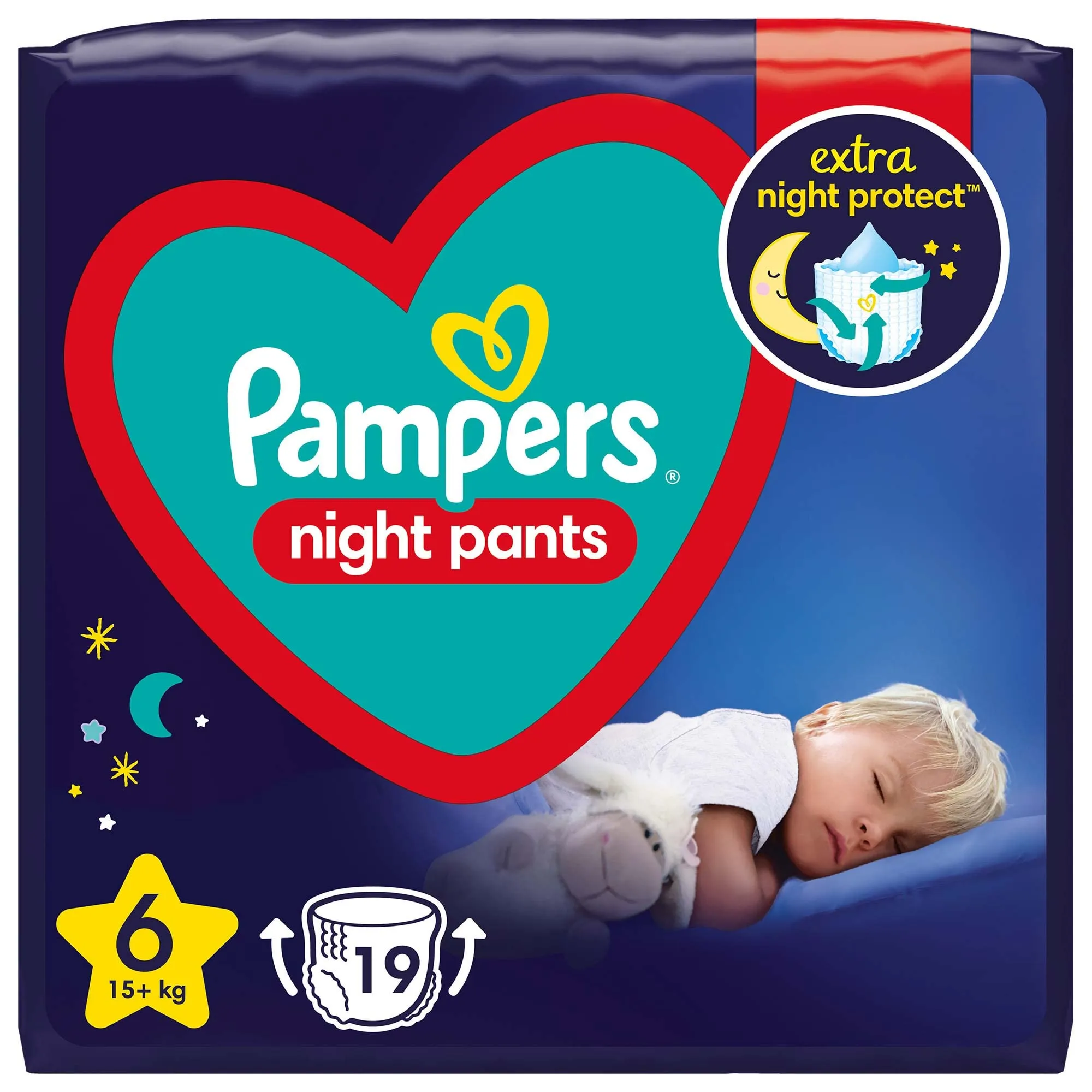 Pampers Mutandino Pannolino Taglia 6 (Extra Large) - 19 Pezzi