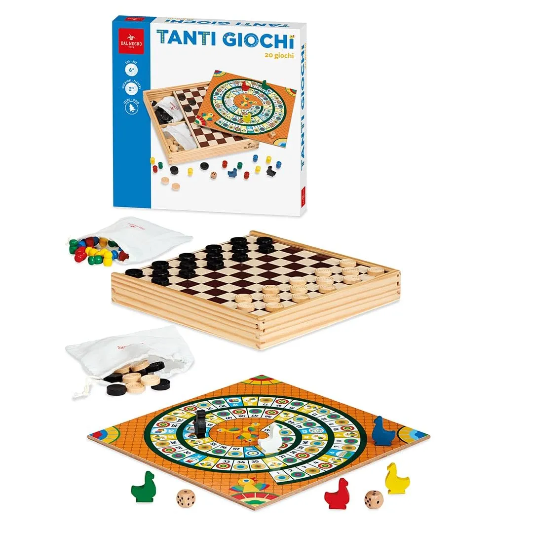 Dal Negro - Tanti Set 20 Giochi da Tavolo