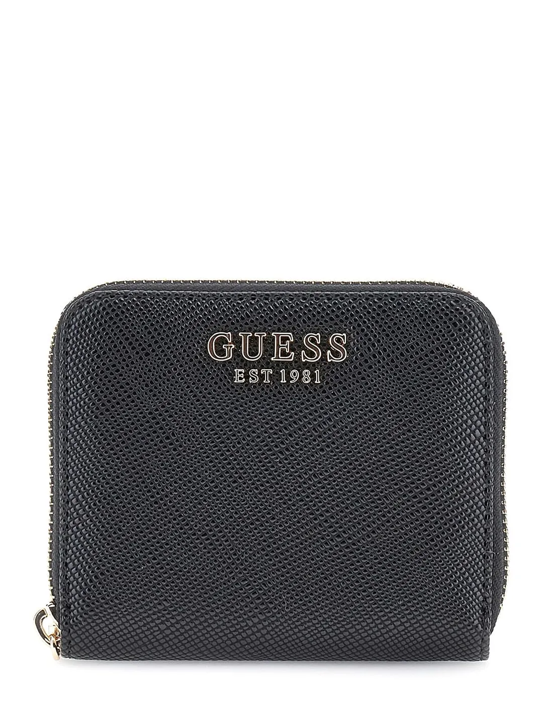GUESS Laurel II Portafoglio Piccolo con Zip - Nero