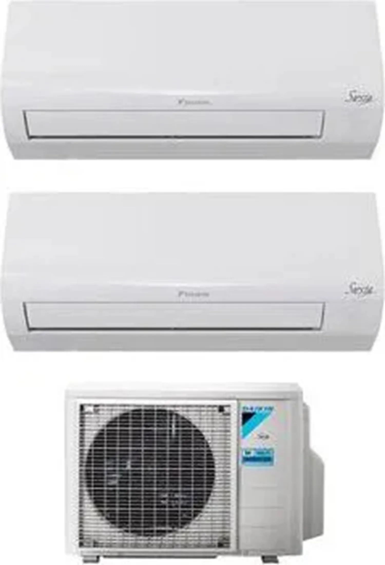 Climatizzatore Daikin Dual Split 9000 + 12000 BTU Inverter A++/A+ con Pompa di Calore - Serie ATXF