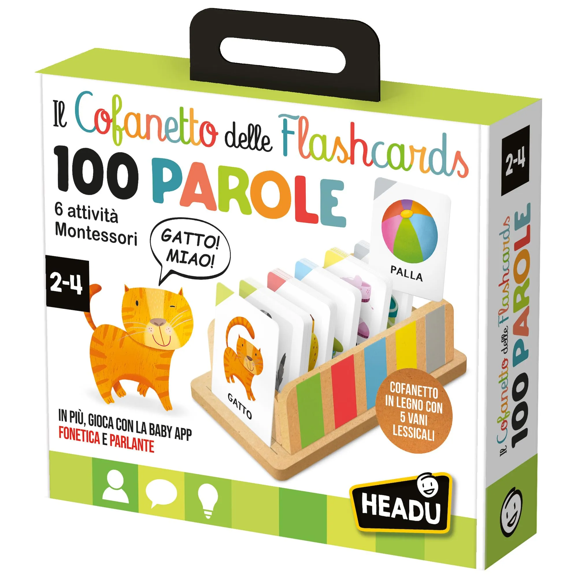 HEADU - Il Cofanetto delle Flashcards 100 parole