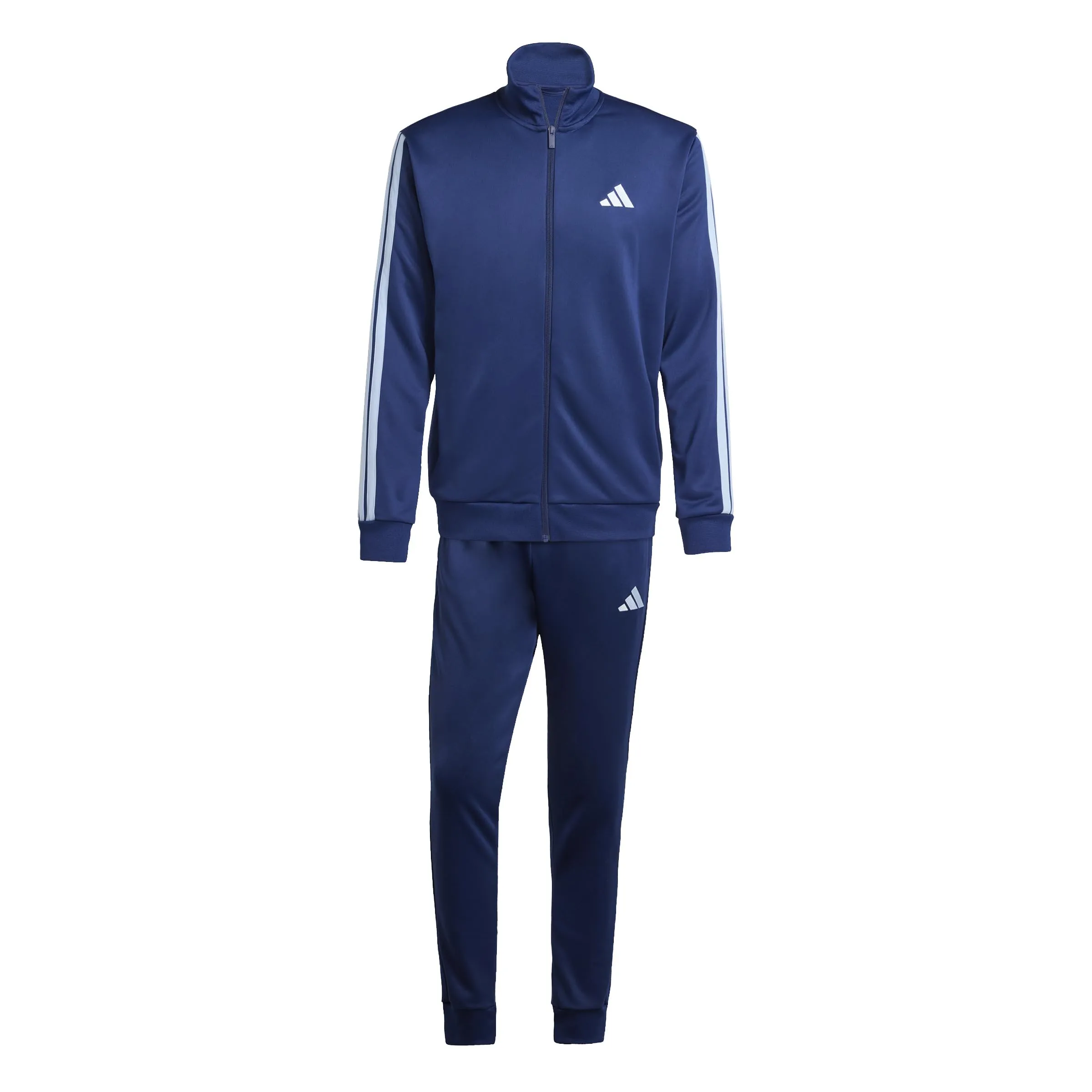 Tuta Sportiva Adidas Uomo 3 STRIPES FRENCH TERRY - Blu Scuro