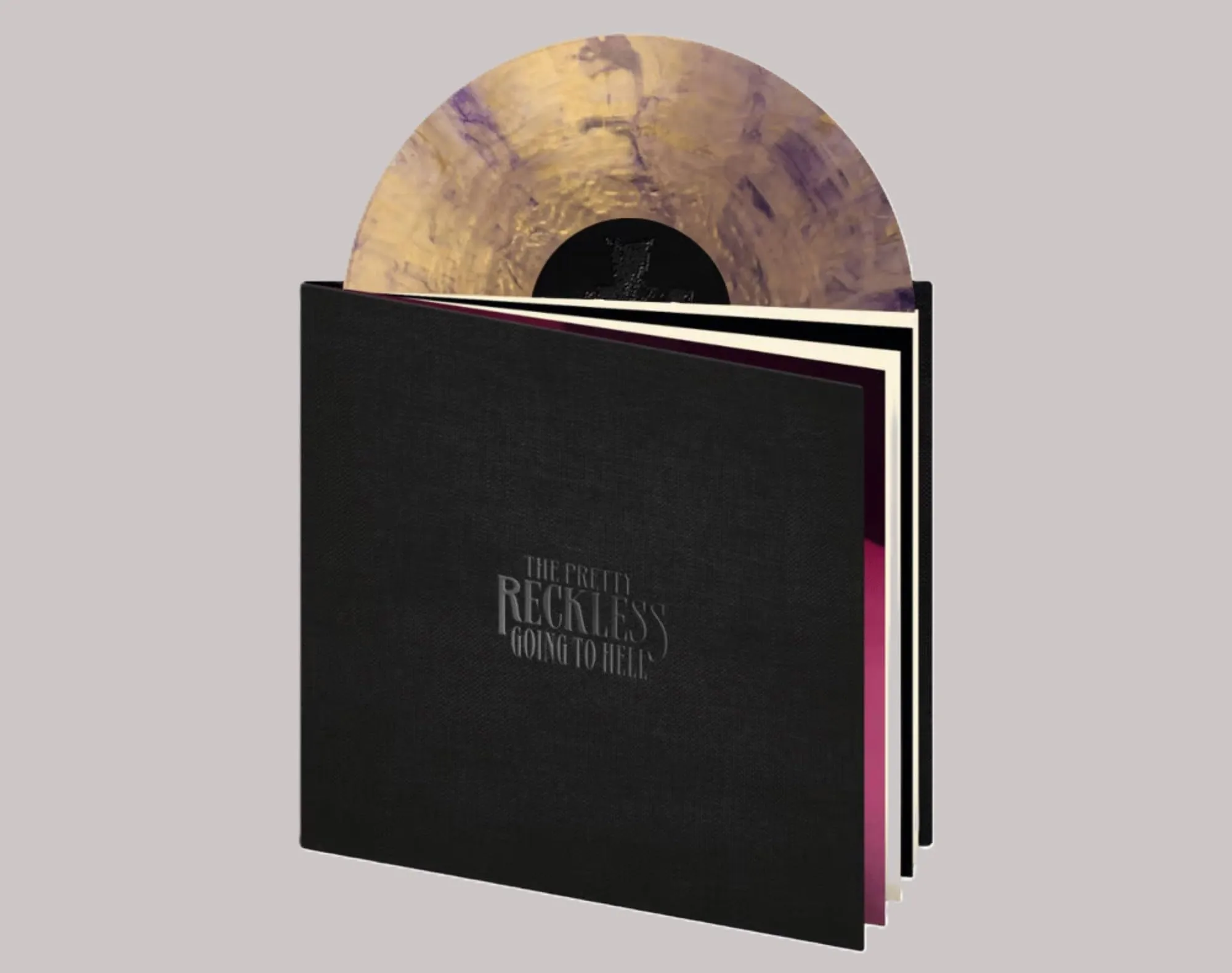 Going To Hell (10-Year Anniversary Deluxe Bookpack with Gold & Purple Marble Vinyl) - The Pretty Reckless