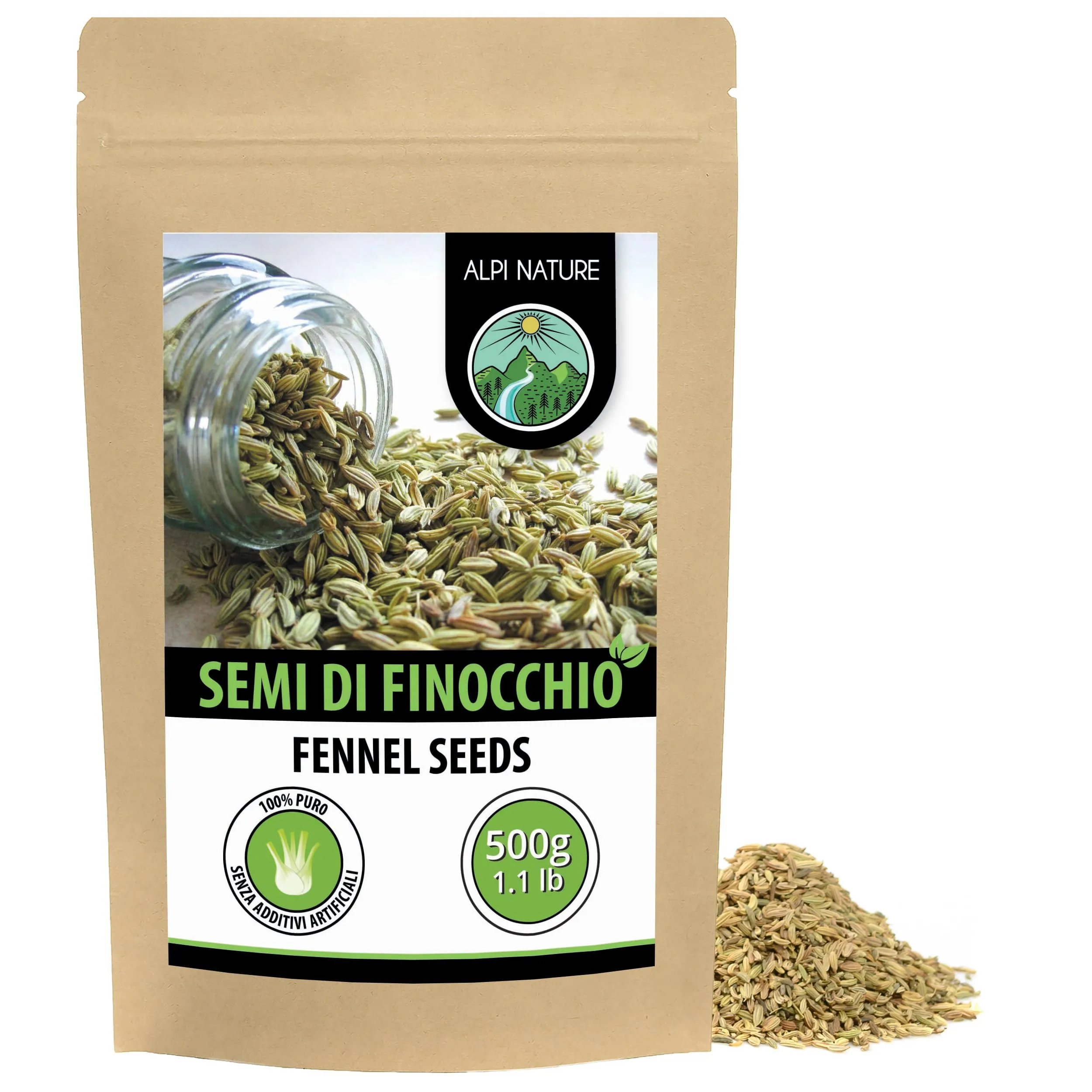 Alpi Nature Semi di Finocchio Interi 500g