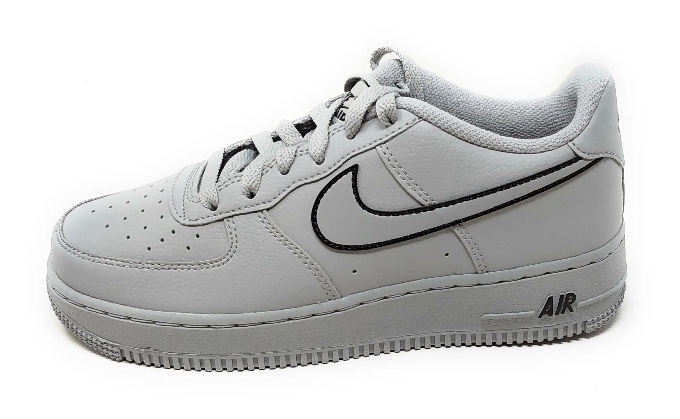 Nike Air Force 1 Grigie - Sneakers Sportive in Pelle con Suola Air