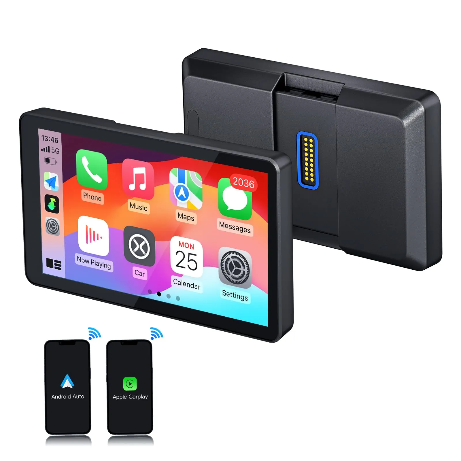 Display Touchscreen Premium CARabc DB601 da 6" per Moto BMW