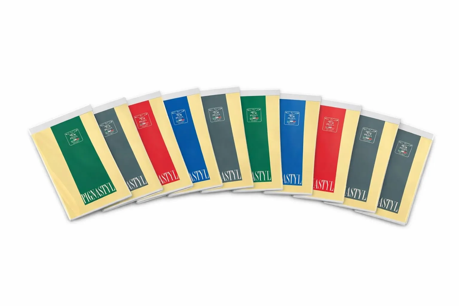 Pigna PIGNASYL 02137485M - Blocco A4 Punto Metallico, 70 Fogli, 10 Pezzi