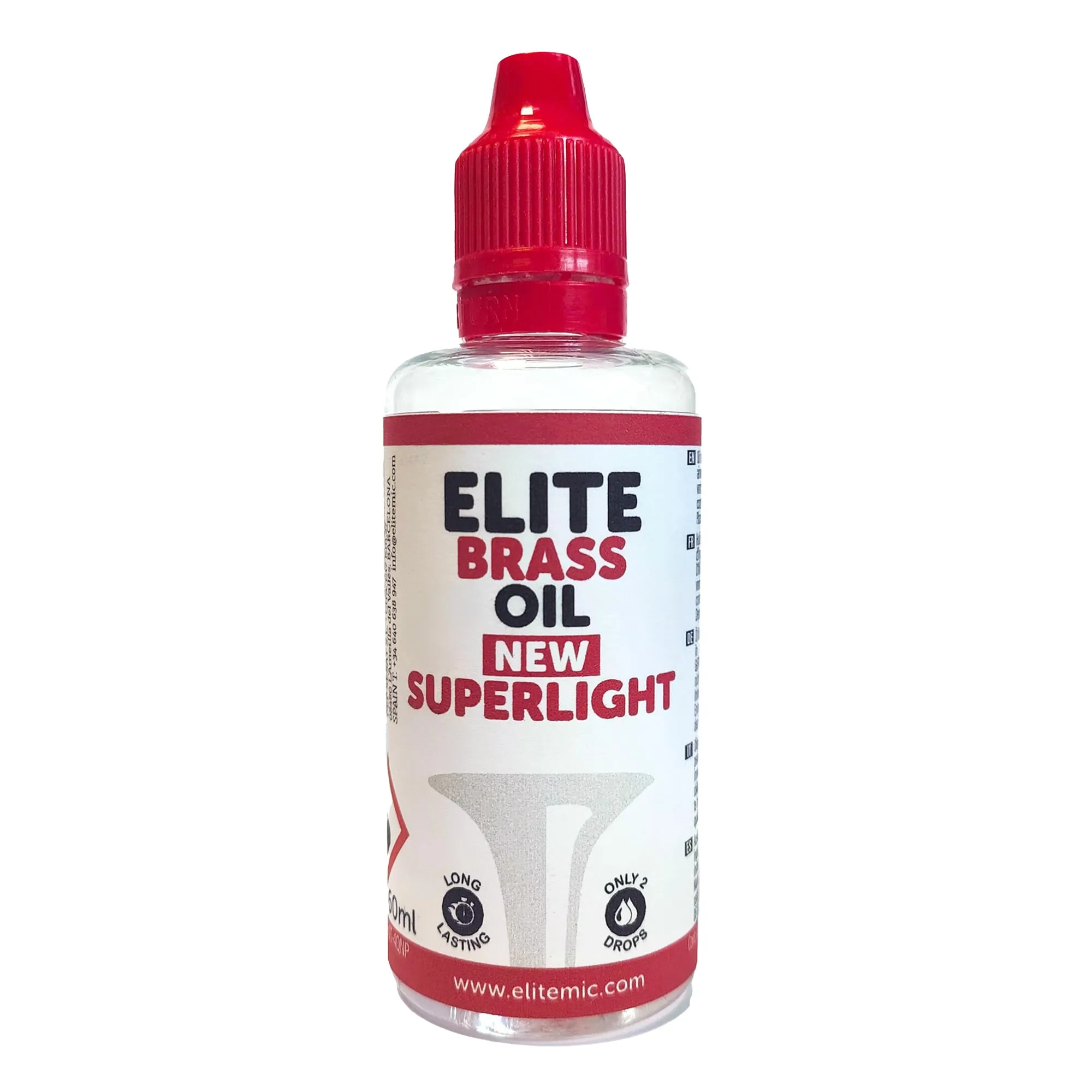 Elite Brass Oil New Superlight 60 ml - Olio per strumenti a fiato