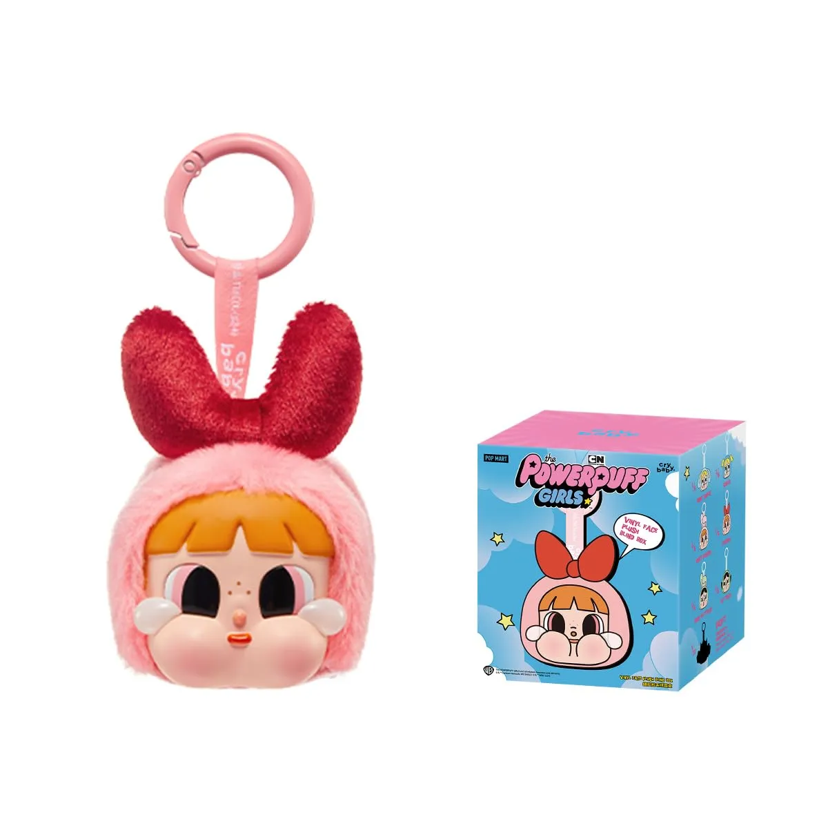 CRYBABY Powerpuff Girls Series - Peluche Viso Vinile POP MART (Personaggio Casuale)