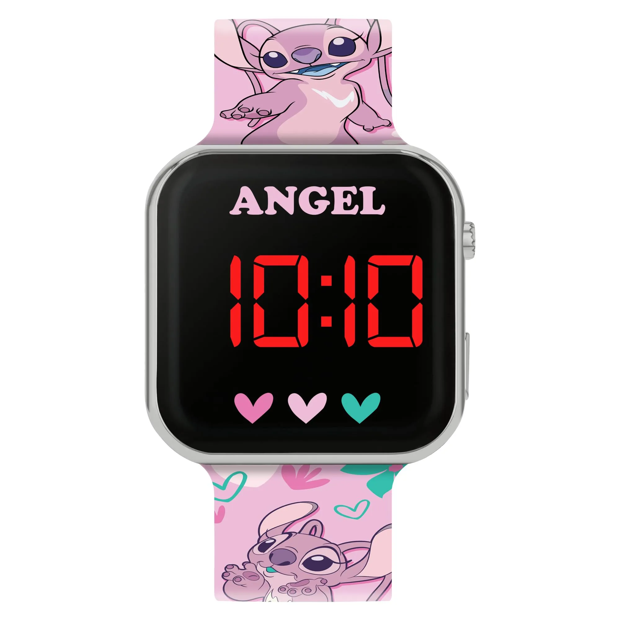 Orologio LED Disney Lilo & Stitch LAS4087 Rosa