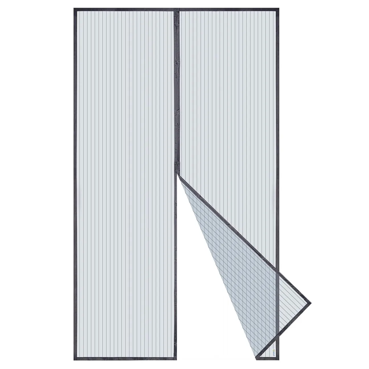 Apalus Zanzariera Magnetica per Porte - Grigio - 140x240cm