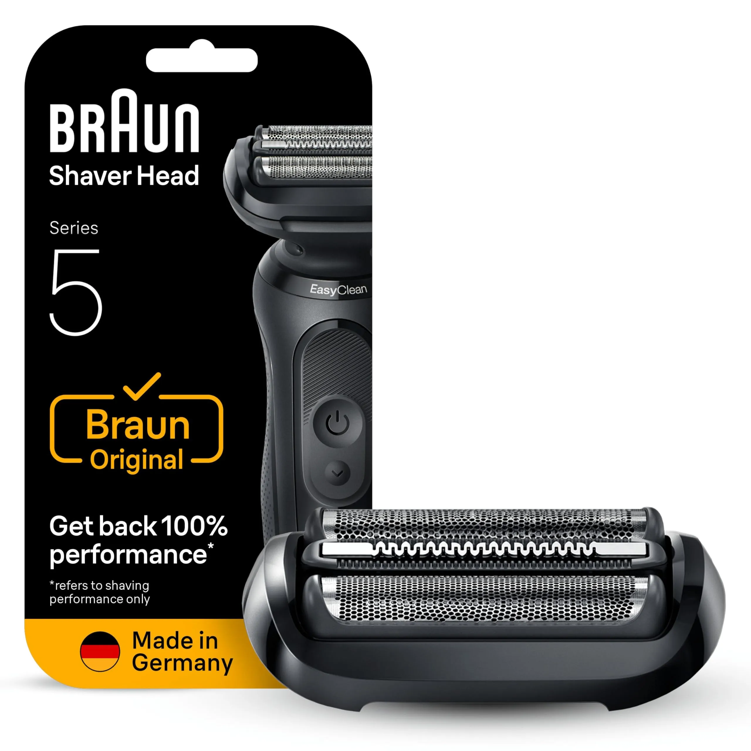 Braun Serie 5 54B Testina di Ricambio Originale per Rasoio Elettrico