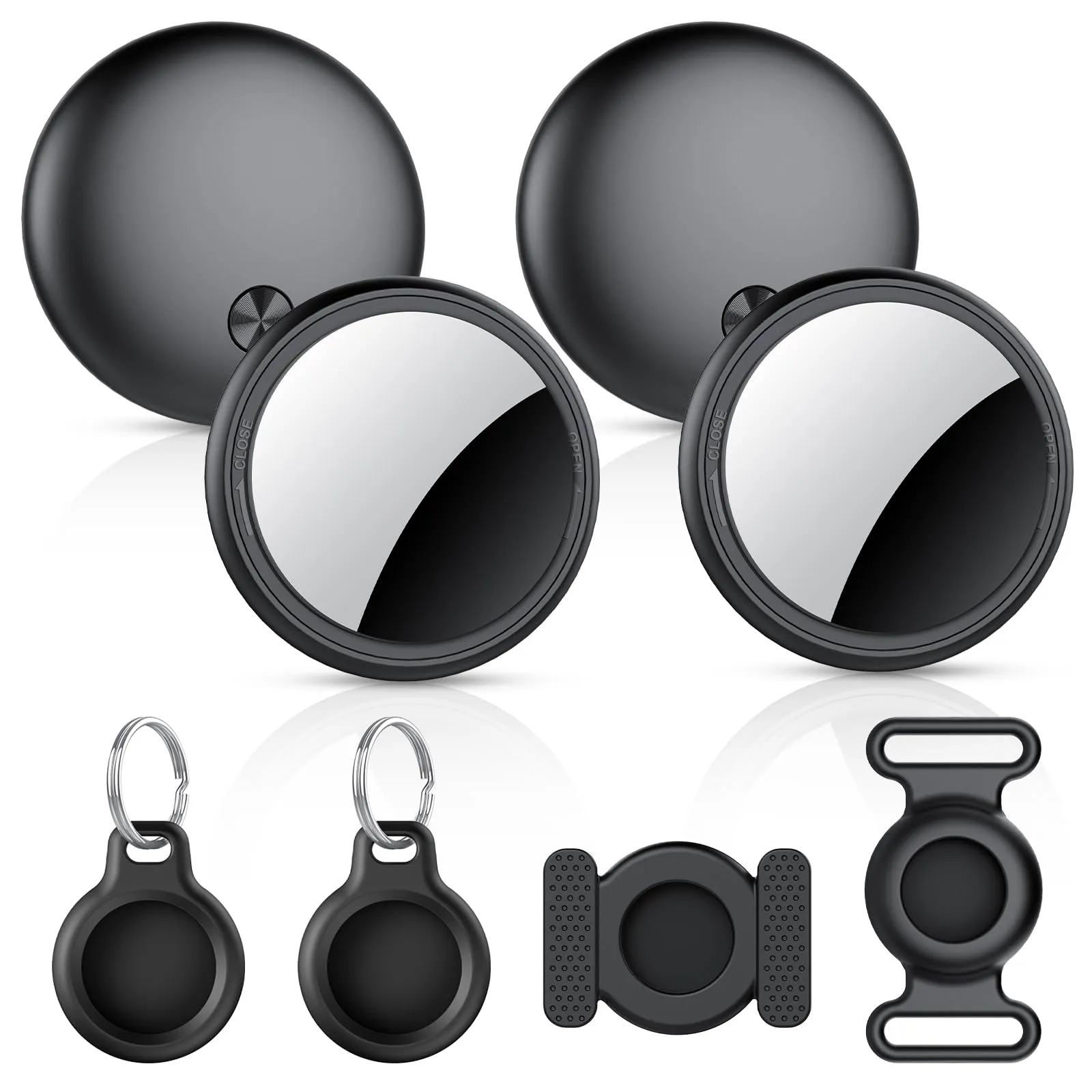 Air Tracker Tag - 4 Pezzi, Localizzatore Bluetooth Compatibile con Apple Find My