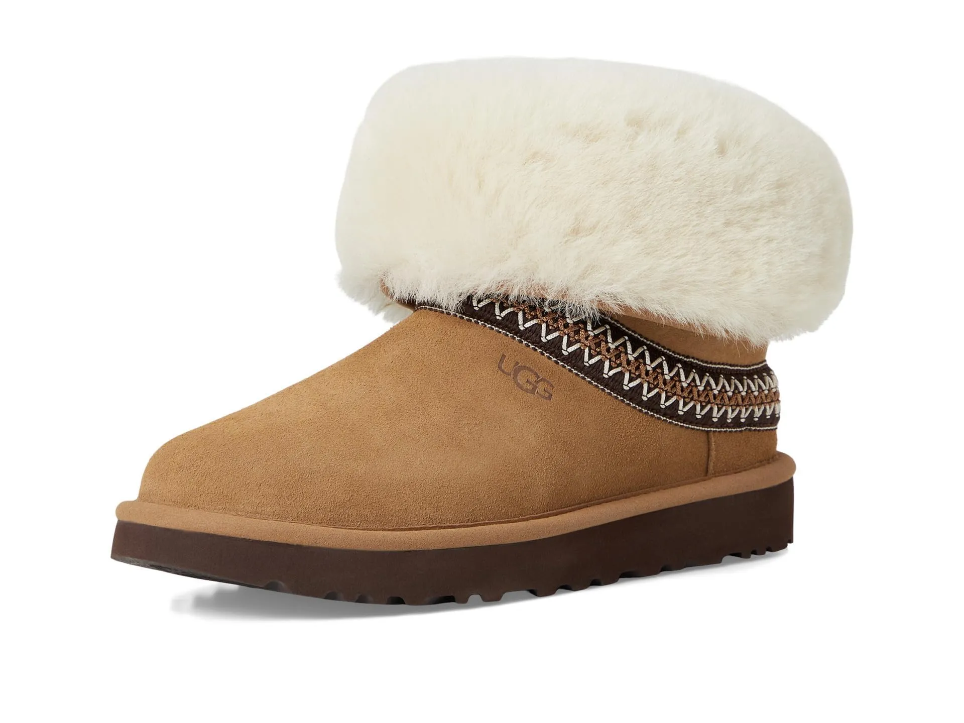 UGG Classic Short Crescent Chestnut - Stivali Donna