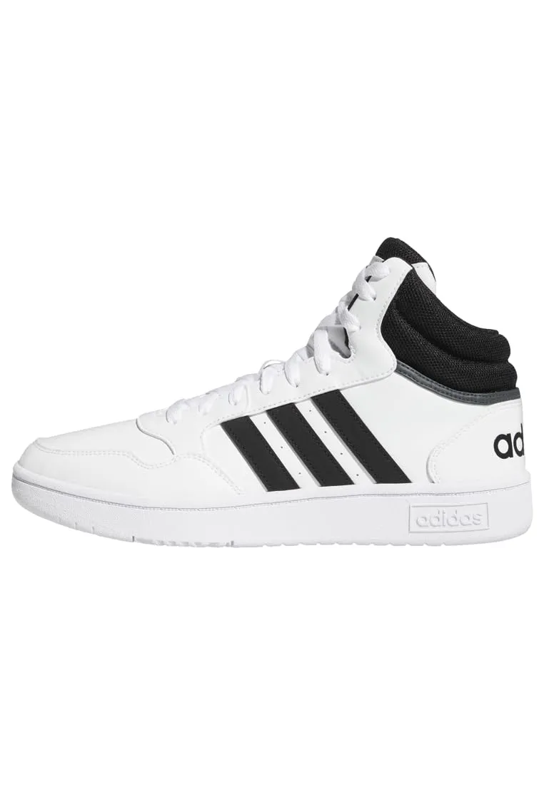 Adidas Hoops 3.0 Mid: Scarpe da Basket Lifestyle Uomo - Nero
