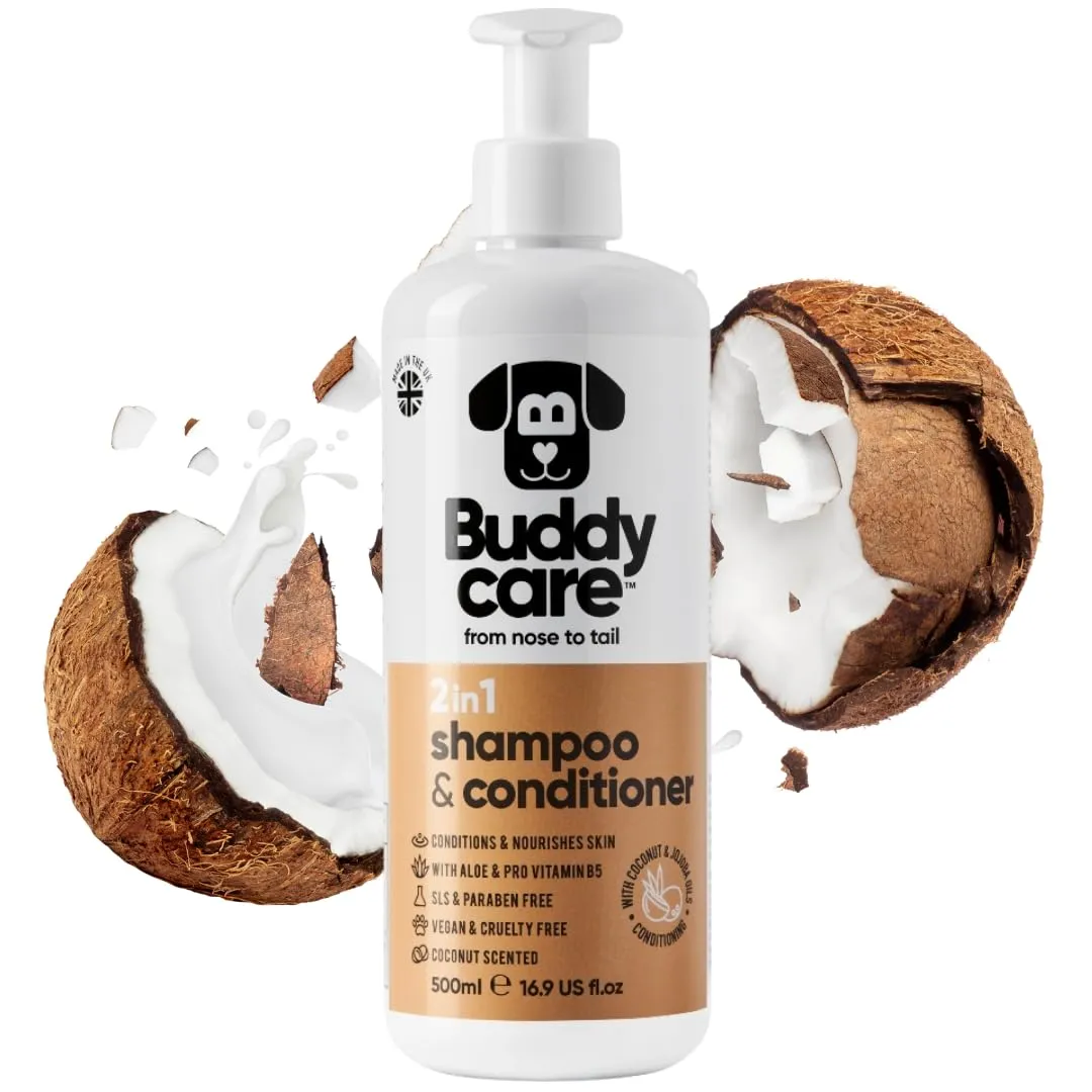 Buddycare Shampoo e Balsamo per Cani al Cocco