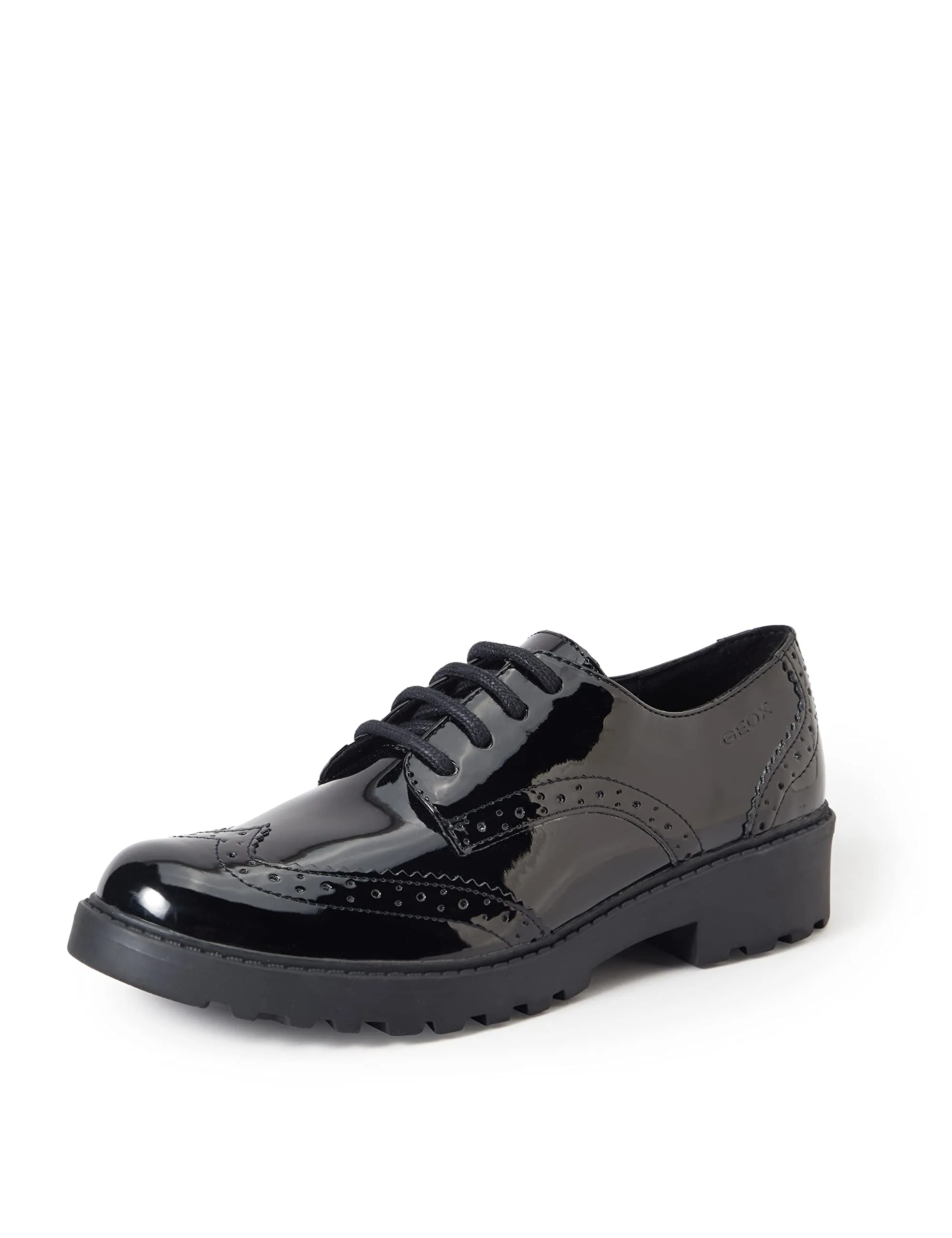 Geox J Casey Girl - Mocassino Nero per Bambine e Ragazze