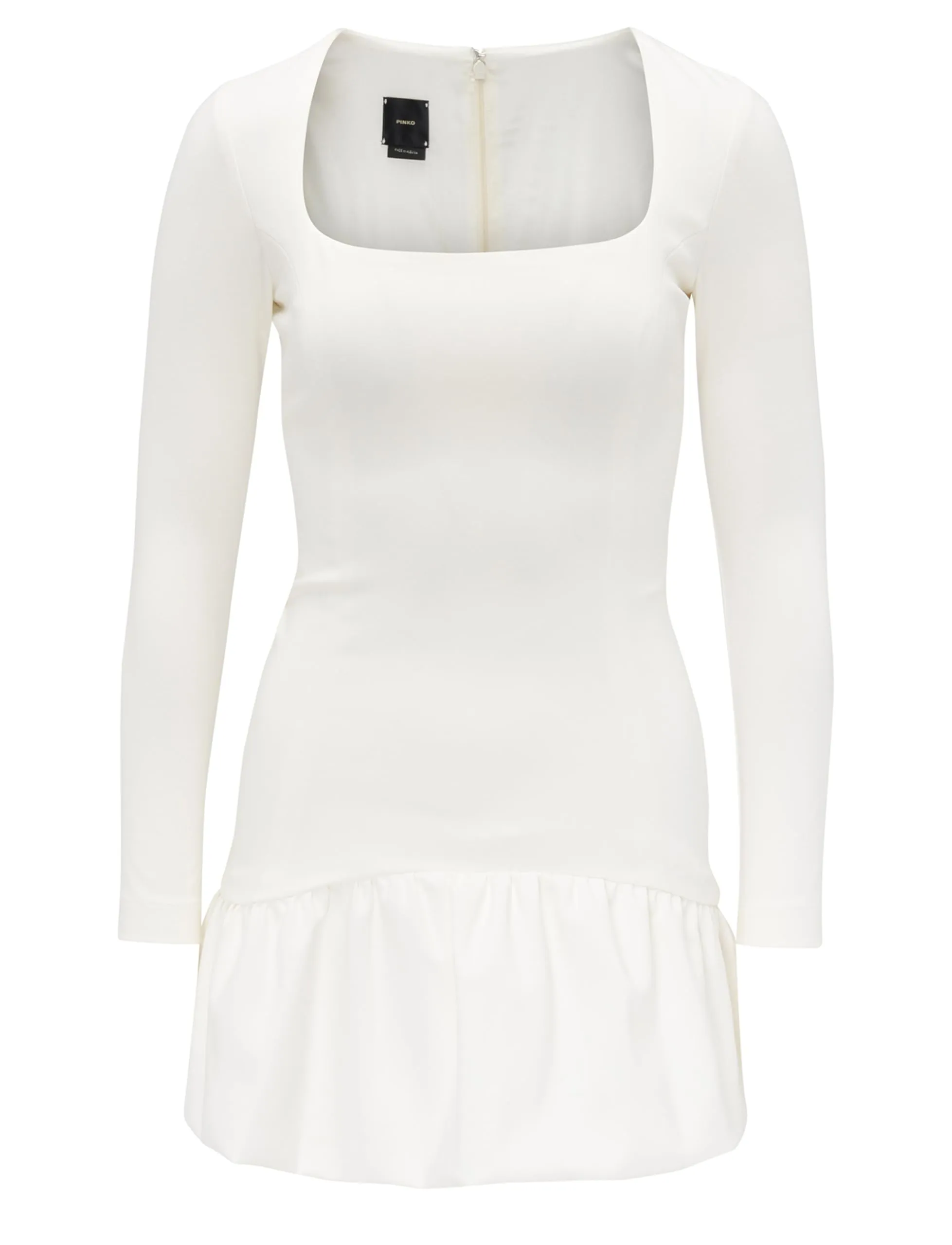 Pinko Abito Acetosella in Viscosa Bianco