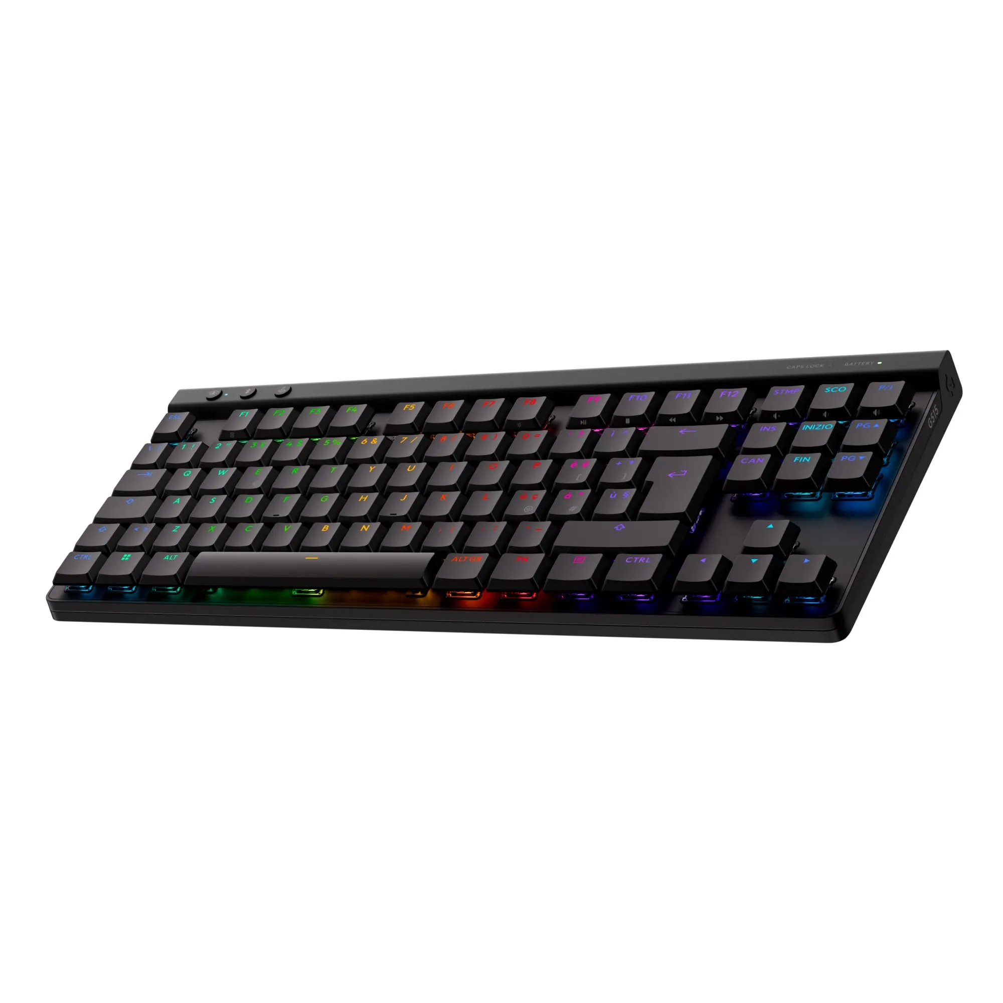 Logitech G515 LIGHTSPEED TKL: Tastiera Gaming Wireless Meccanica a Basso Profilo