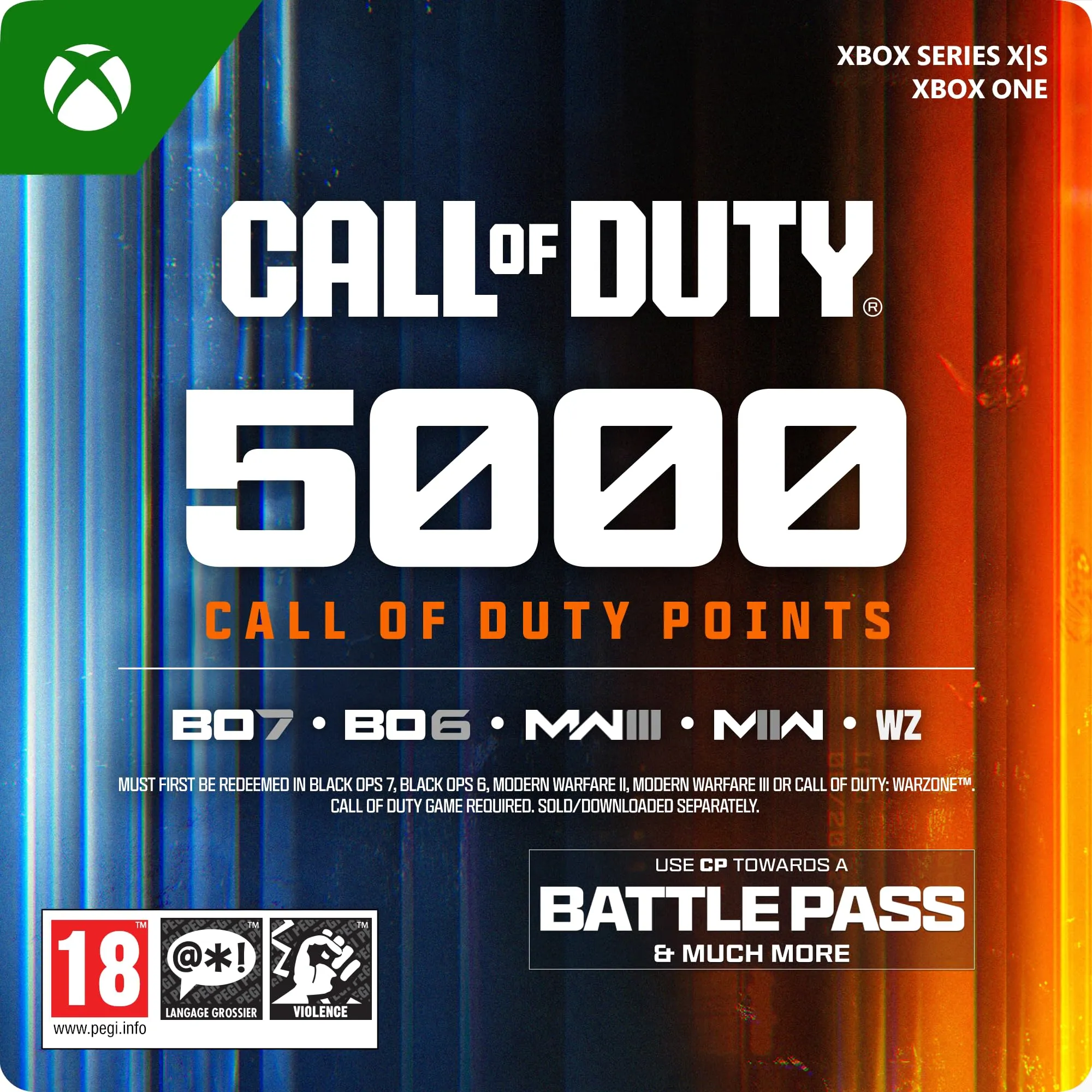 Call of Duty Points - 5.000 | Xbox One/Series X|S - Codice download