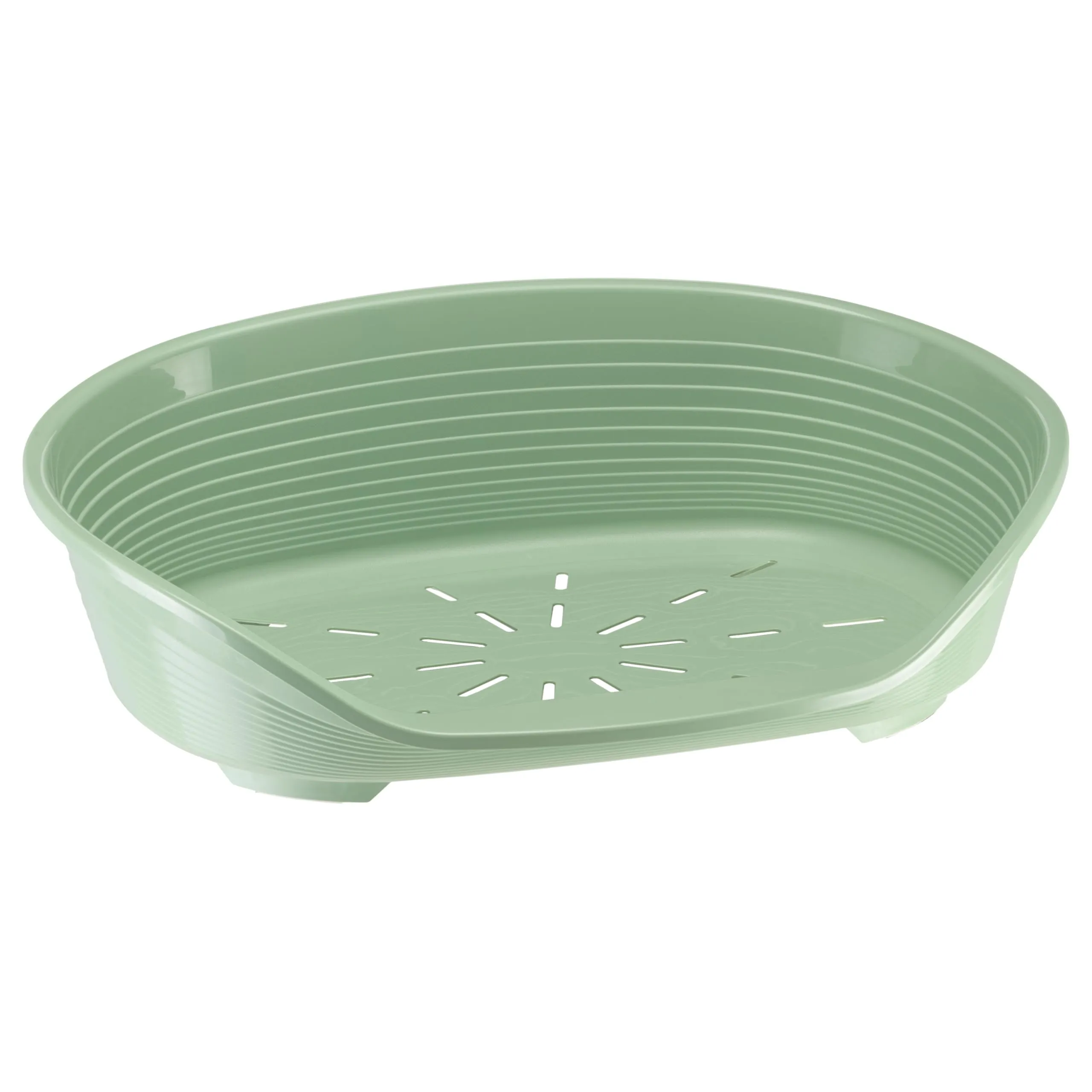 Ferplast Siesta Deluxe Cuccia per Cani in Plastica Riciclata, Verde