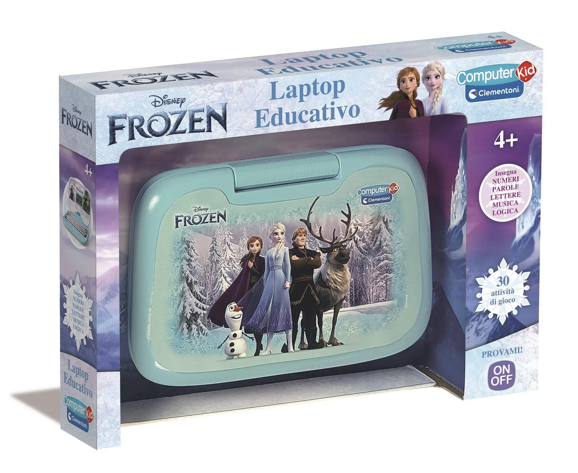 Clementoni Computer Kid Frozen - Laptop Educativo per Bambini