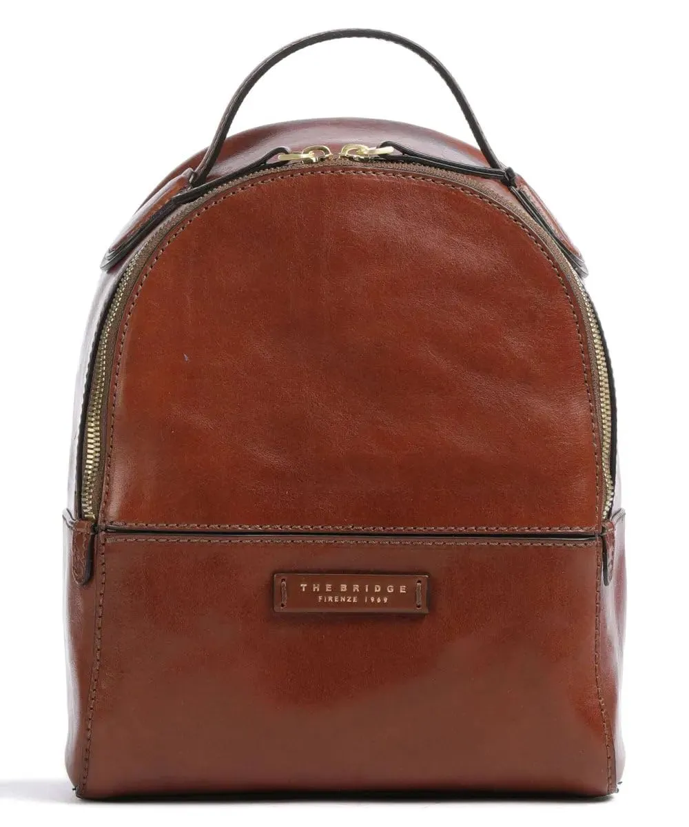 The Bridge Zainetto 44677501 in Pelle Marrone - Eleganza e Funzionalità per la Donna Moderna