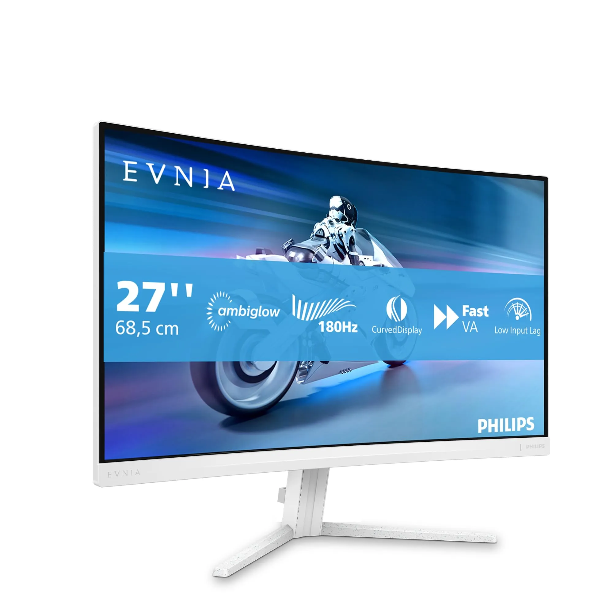PHILIPS Evnia 27M2C5201L Monitor Gaming Curvo FHD 27 Pollici 180Hz