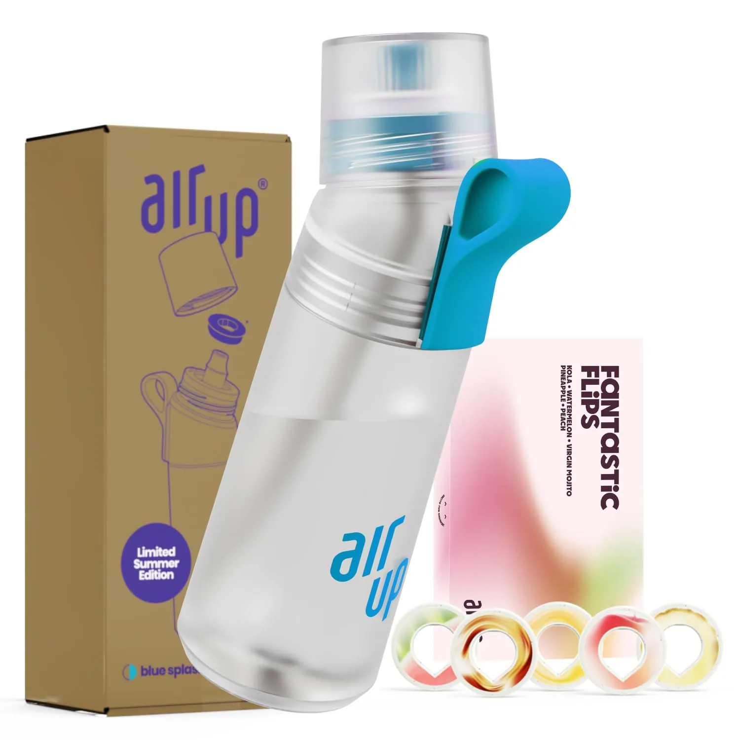 AIR UP® Bottiglia Twist Pro Poppy Red Starter Set