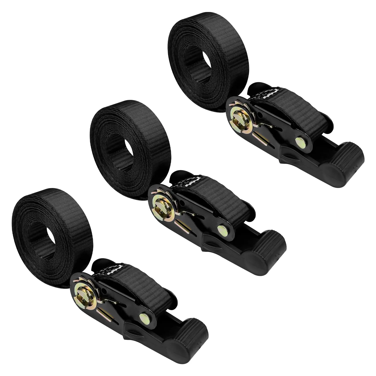 Chiluxendo 3 Pezzi Cinghie a Cricchetto Piccole per Fissaggio Moto e Carichi
