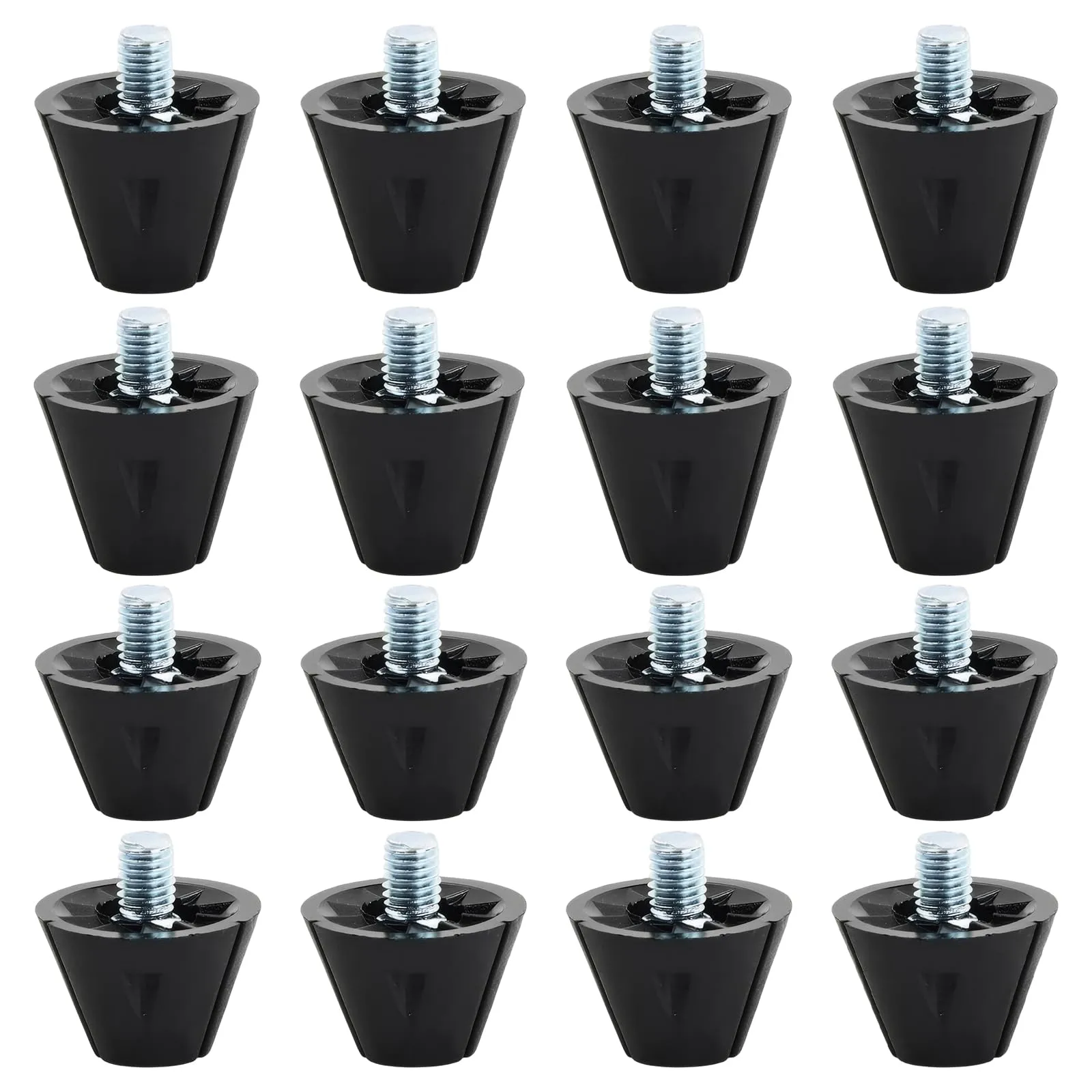 Tacchetti di Ricambio per Scarpe da Calcio - 16 Pezzi, Nylon con Testa in Metallo, Antiscivolo