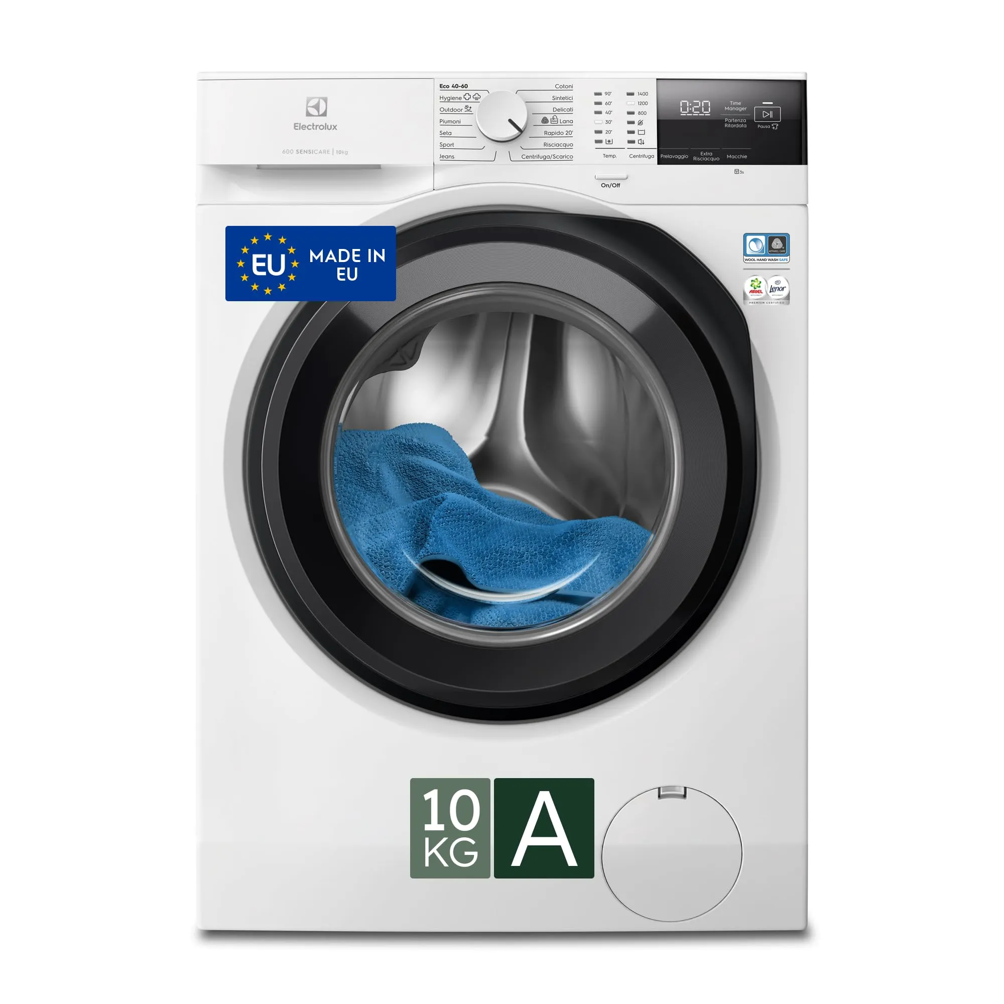 Electrolux 600 SensiCare EW6F210G Lavatrice a Carica Frontale 10 Kg Classe A