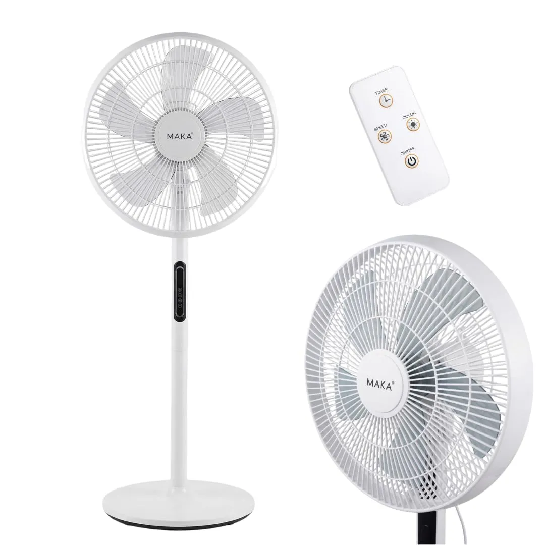 Ventilatore a Piantana Potente 5 Pale in Metallo