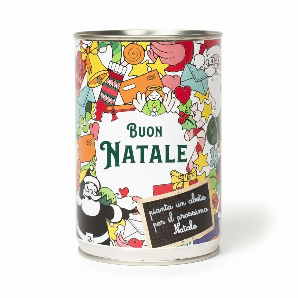 Kit di Coltivazione di Fiori "Buon Natale" con Messaggio