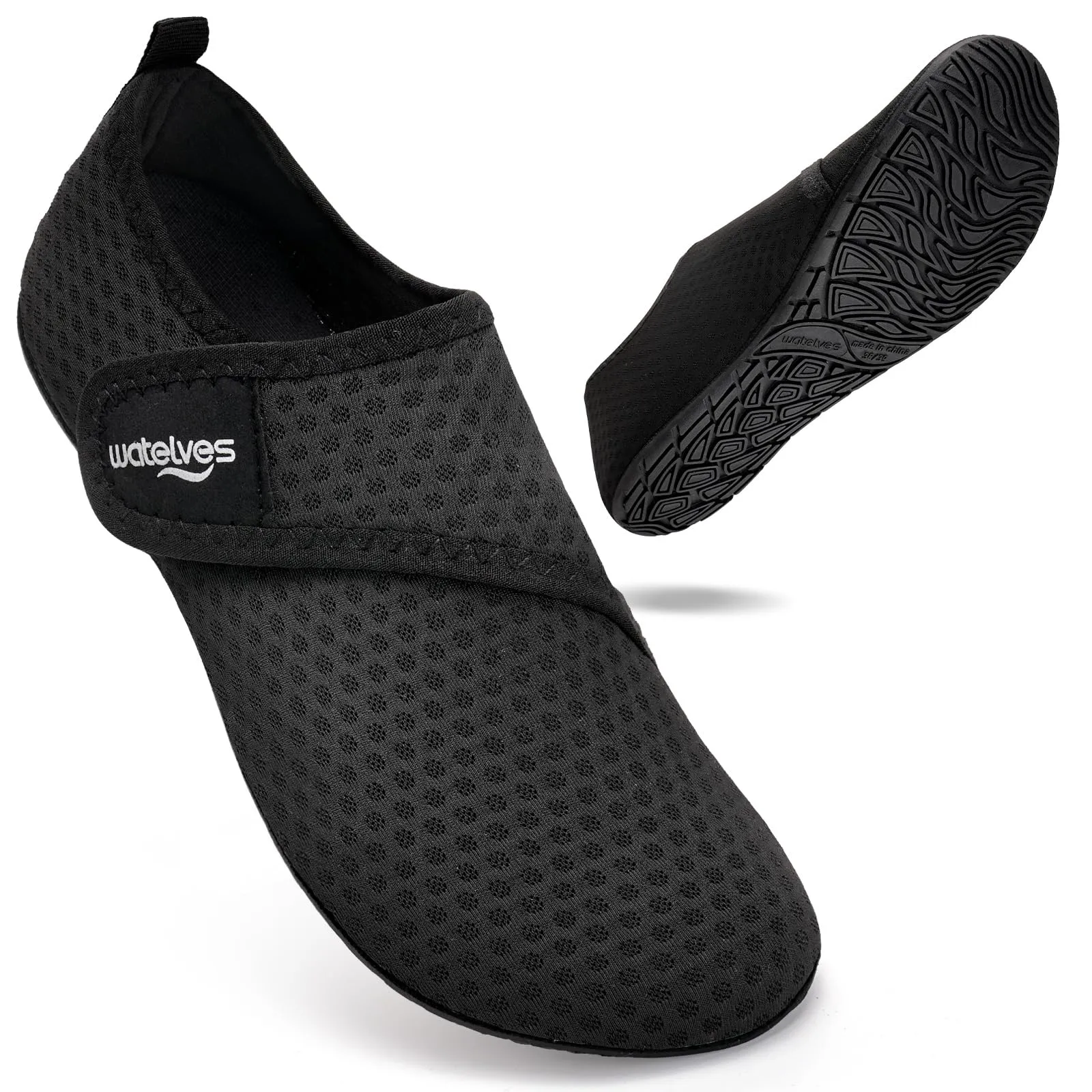 WateLves Scarpe da Nuoto Unisex - Aqua Shoes Traspiranti ad Asciugatura Rapida