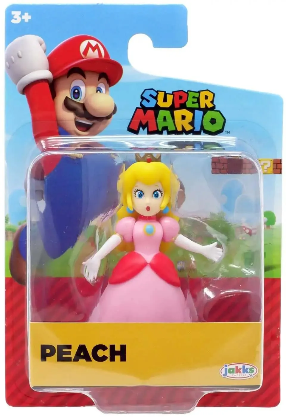 World of Nintendo Super Mario Bros - Principessa Peach Statuetta Snodabile 6,3 cm
