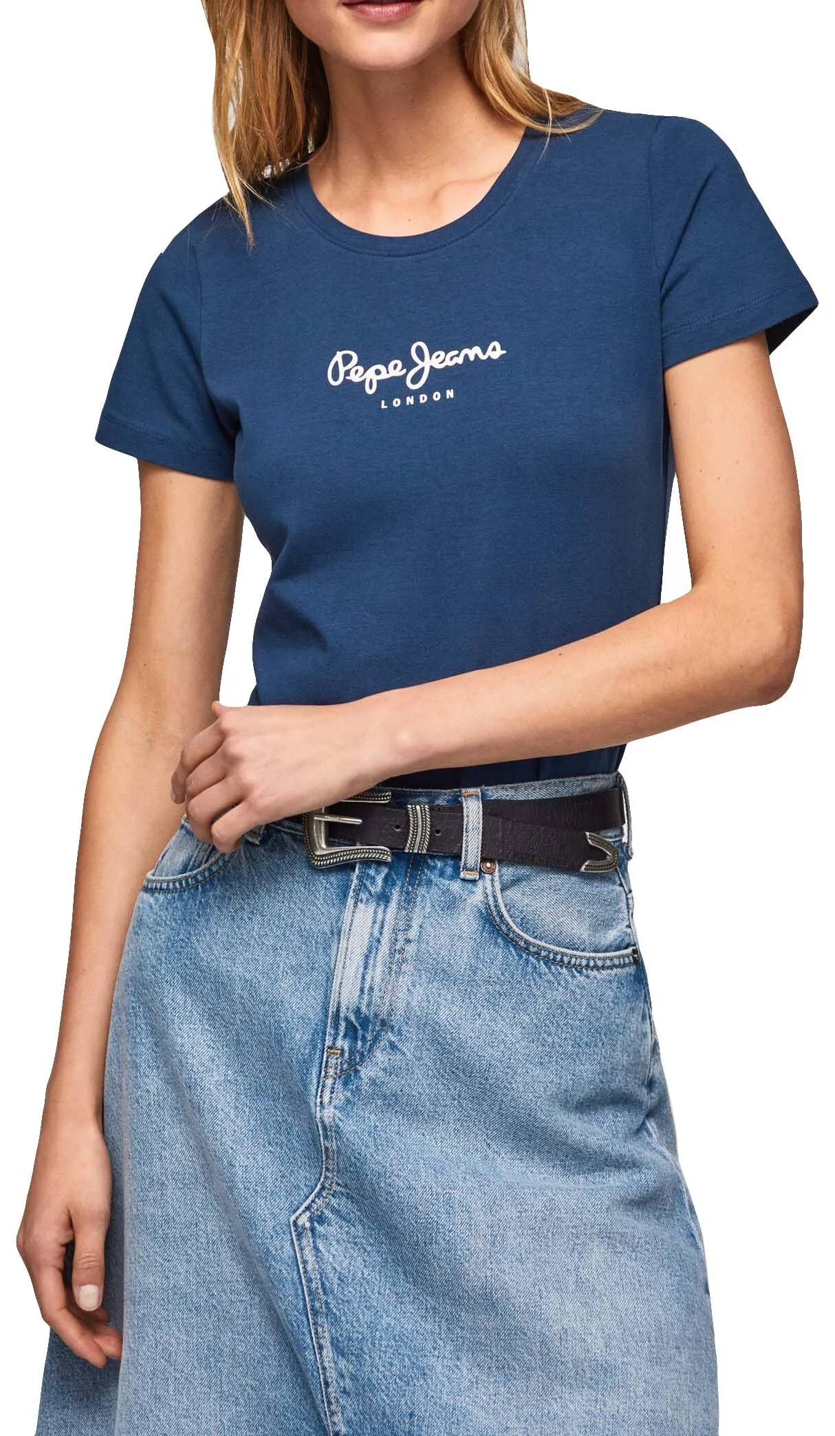 Pepe Jeans New Virginia SS N T-Shirt Navy